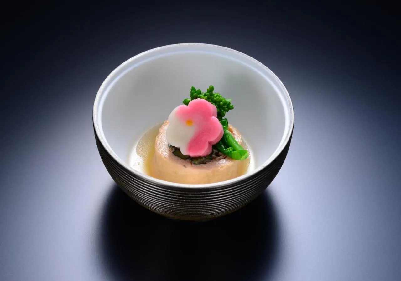 Breakfast in Balinese onsen ryokan Hakone Airu