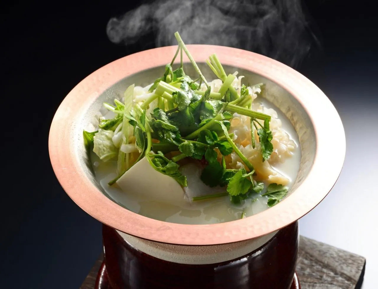 Food close-up in Balinese onsen ryokan Hakone Airu