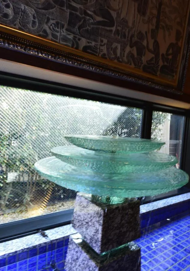 Area and facilities in Balinese onsen ryokan Hakone Airu