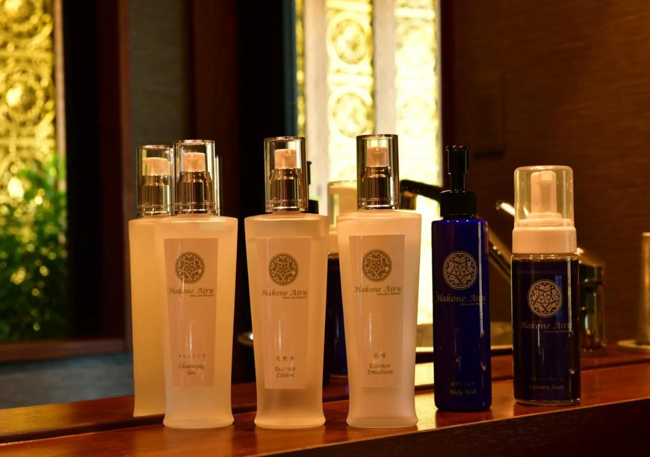 Area and facilities in Balinese onsen ryokan Hakone Airu