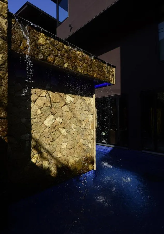 Area and facilities in Balinese onsen ryokan Hakone Airu