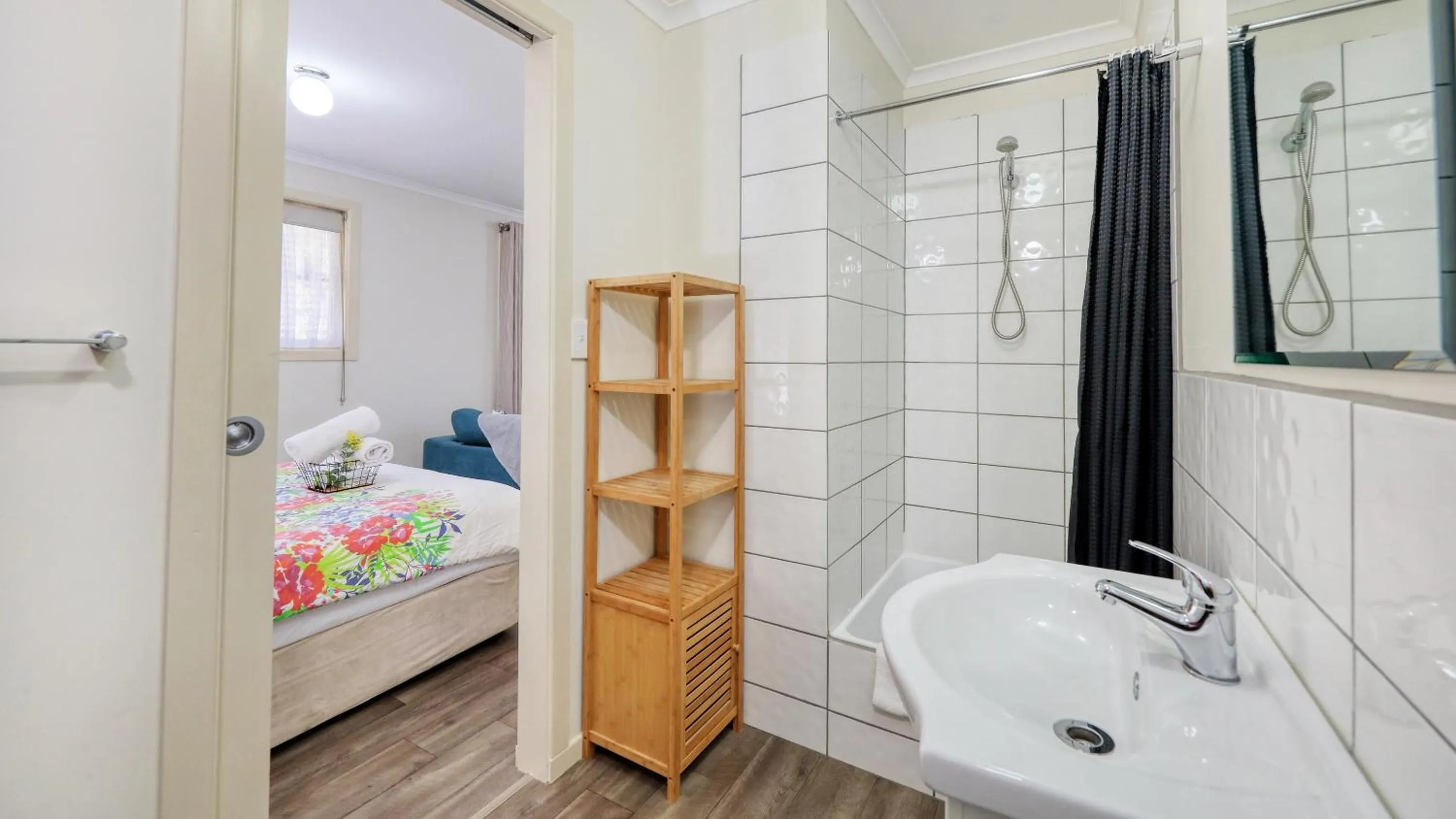 Shower in Silver Wattle Cabins