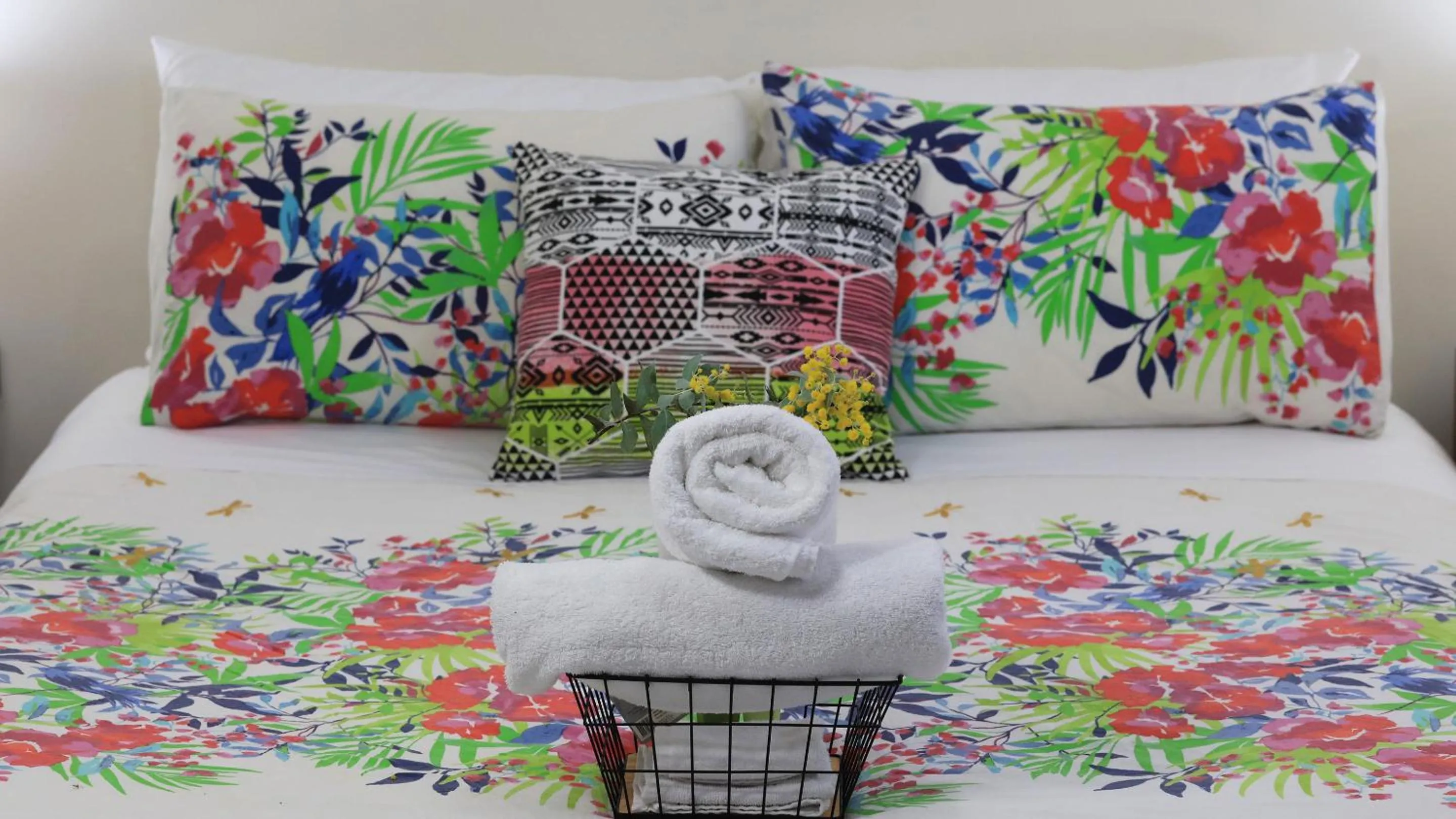 Decorative detail in Silver Wattle Cabins