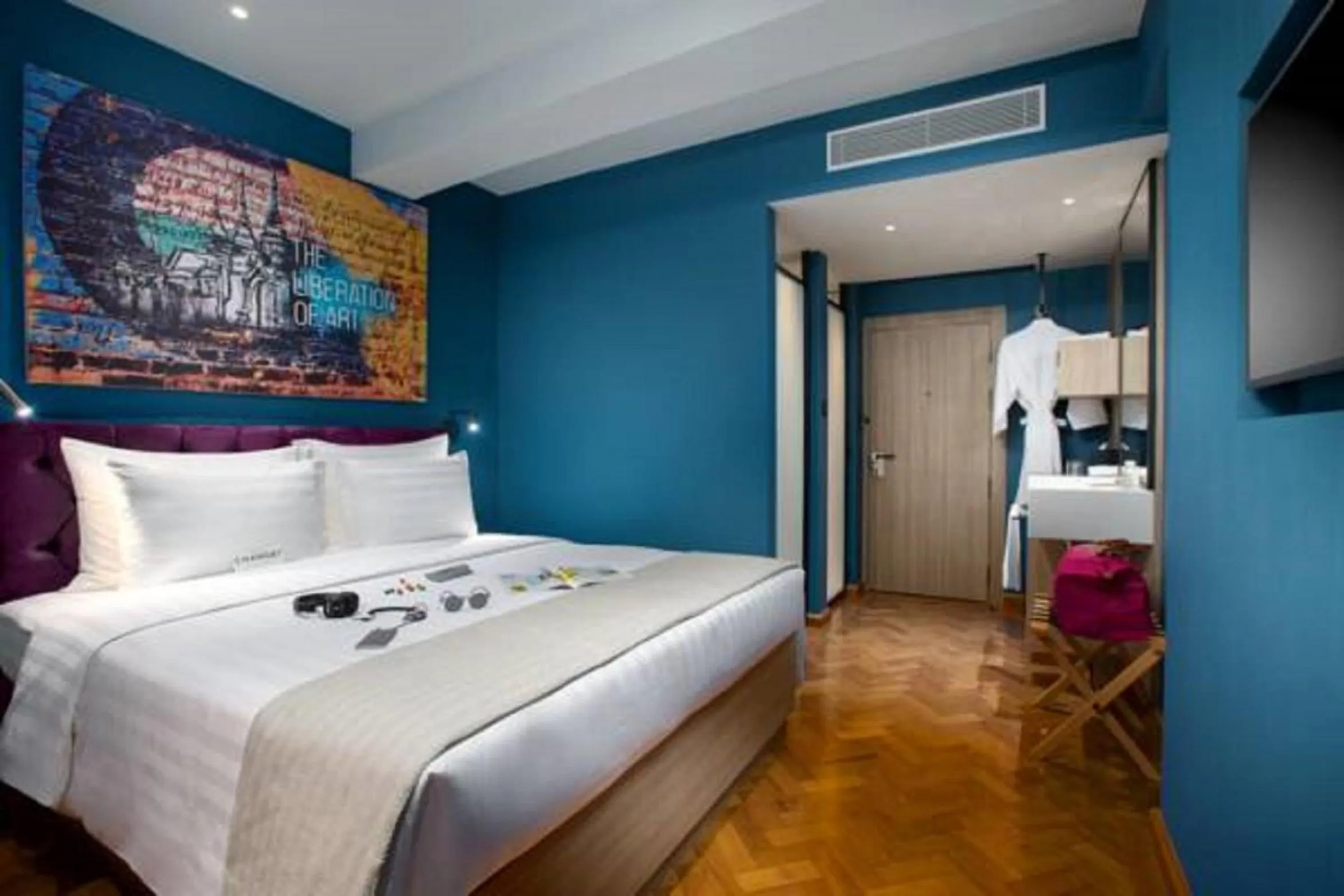 Bedroom, Bed in Hotel G Yangon