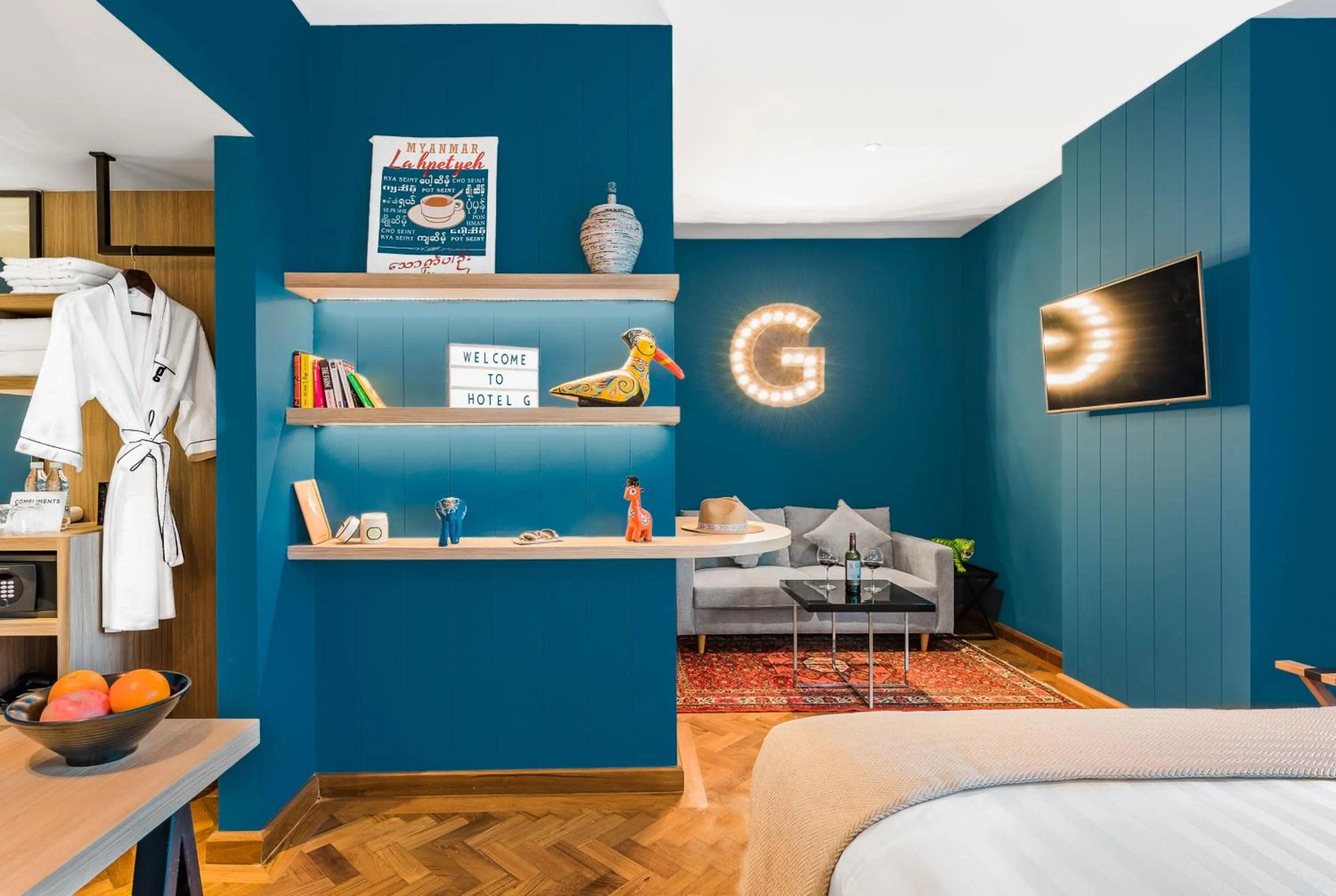 Bedroom, Bed in Hotel G Yangon