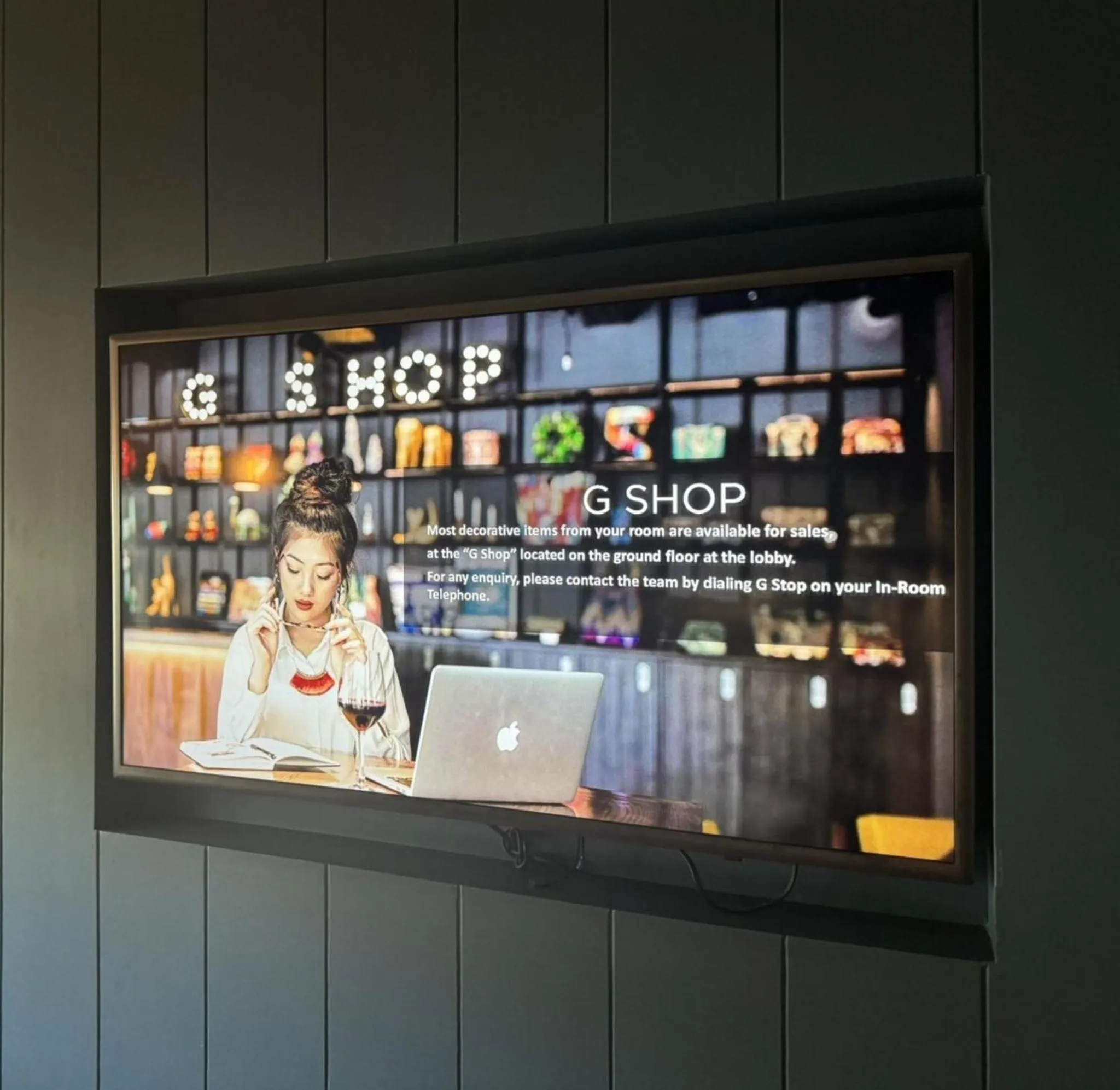 TV and multimedia in Hotel G Yangon