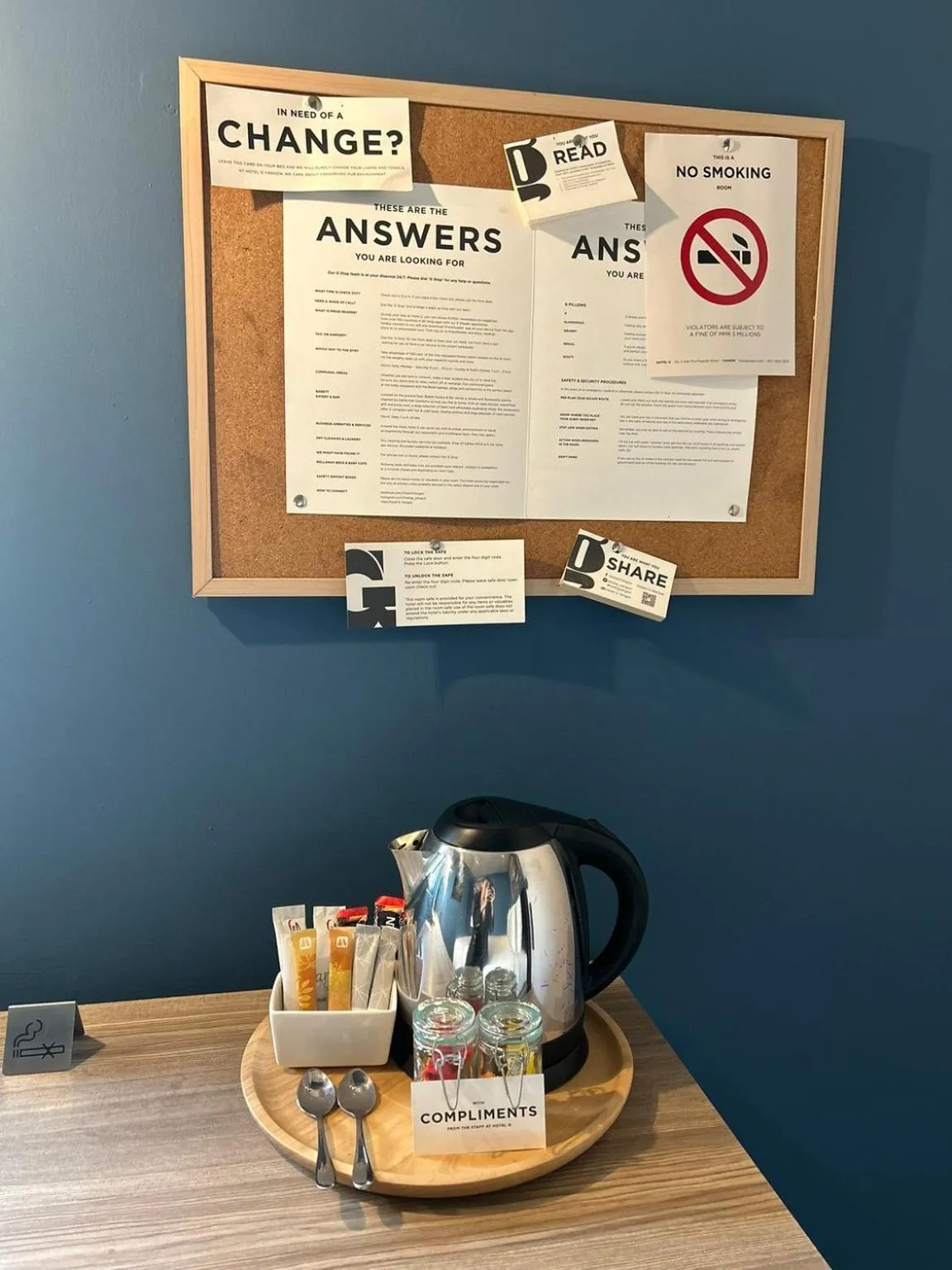 Coffee/tea facilities in Hotel G Yangon