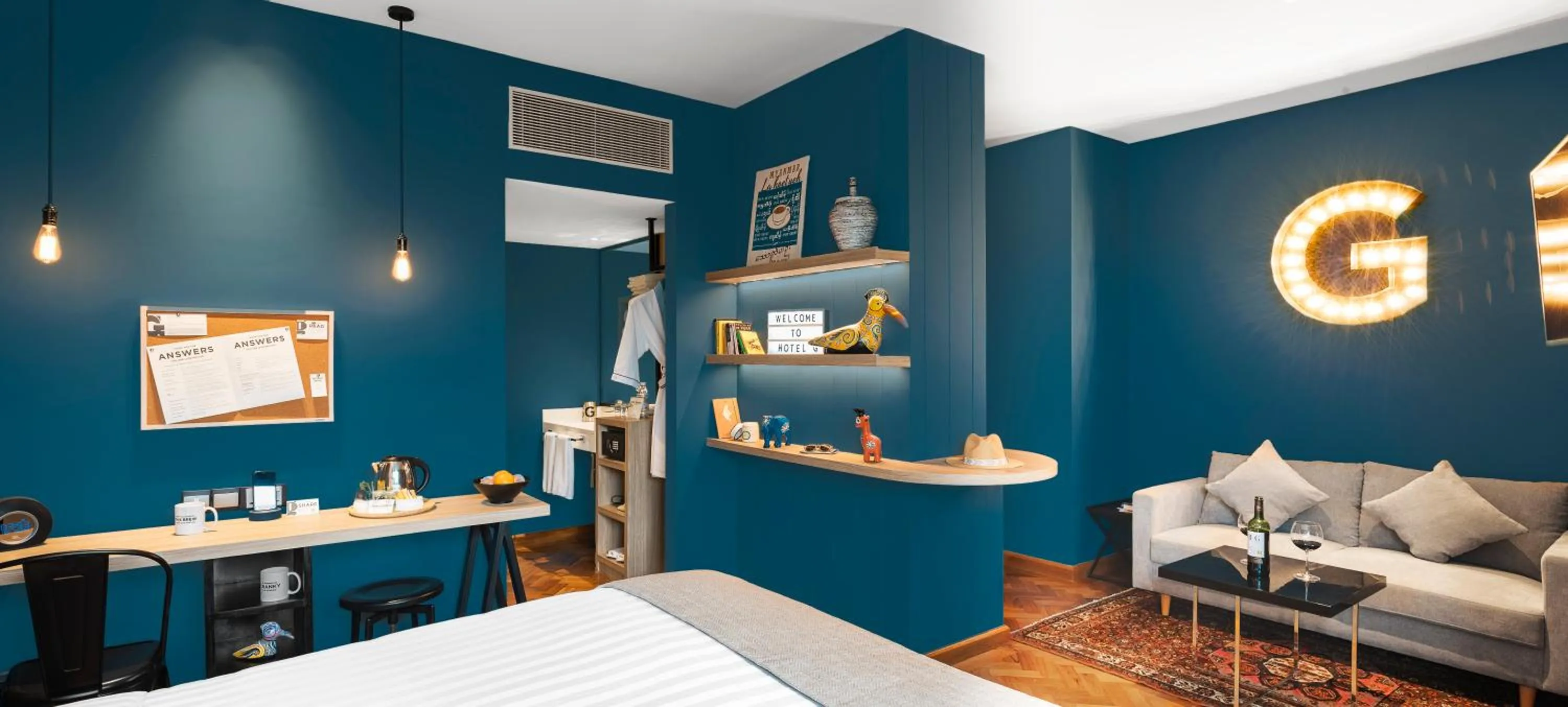 Bed in Hotel G Yangon