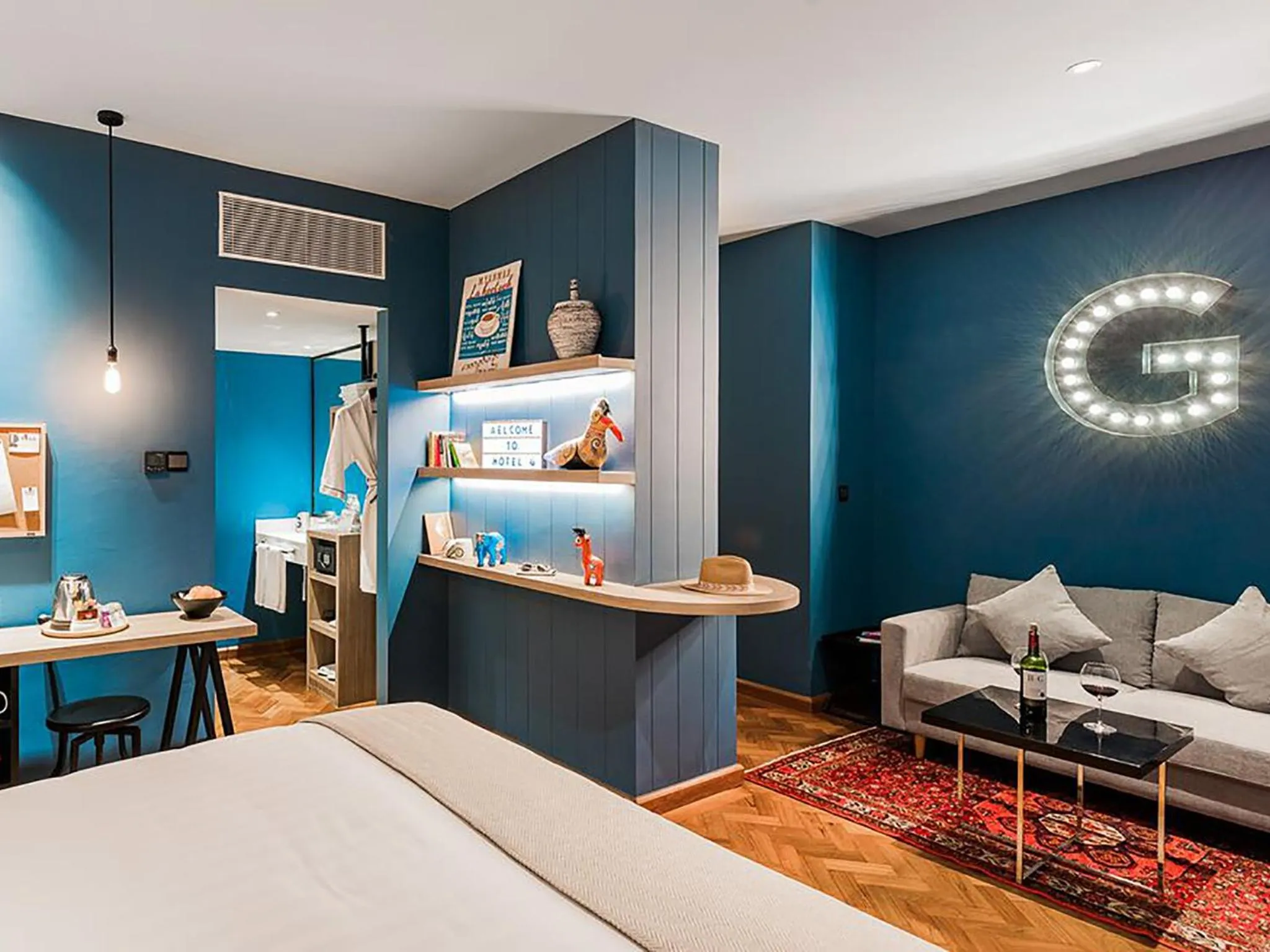 Bed in Hotel G Yangon