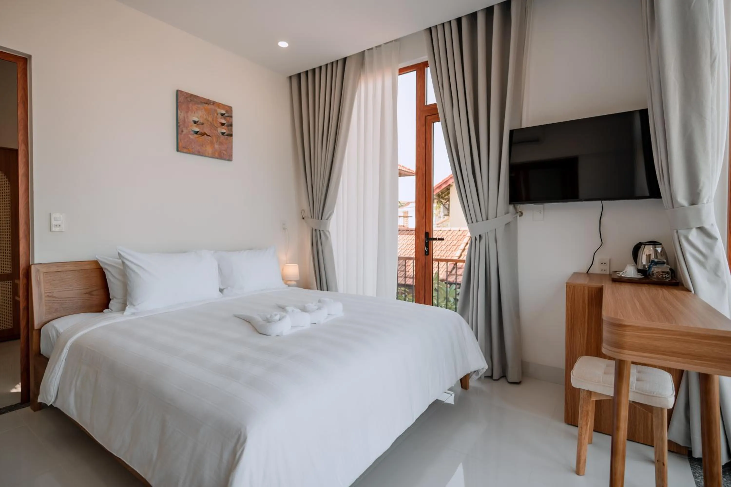 Bed in Hue River Side Villa