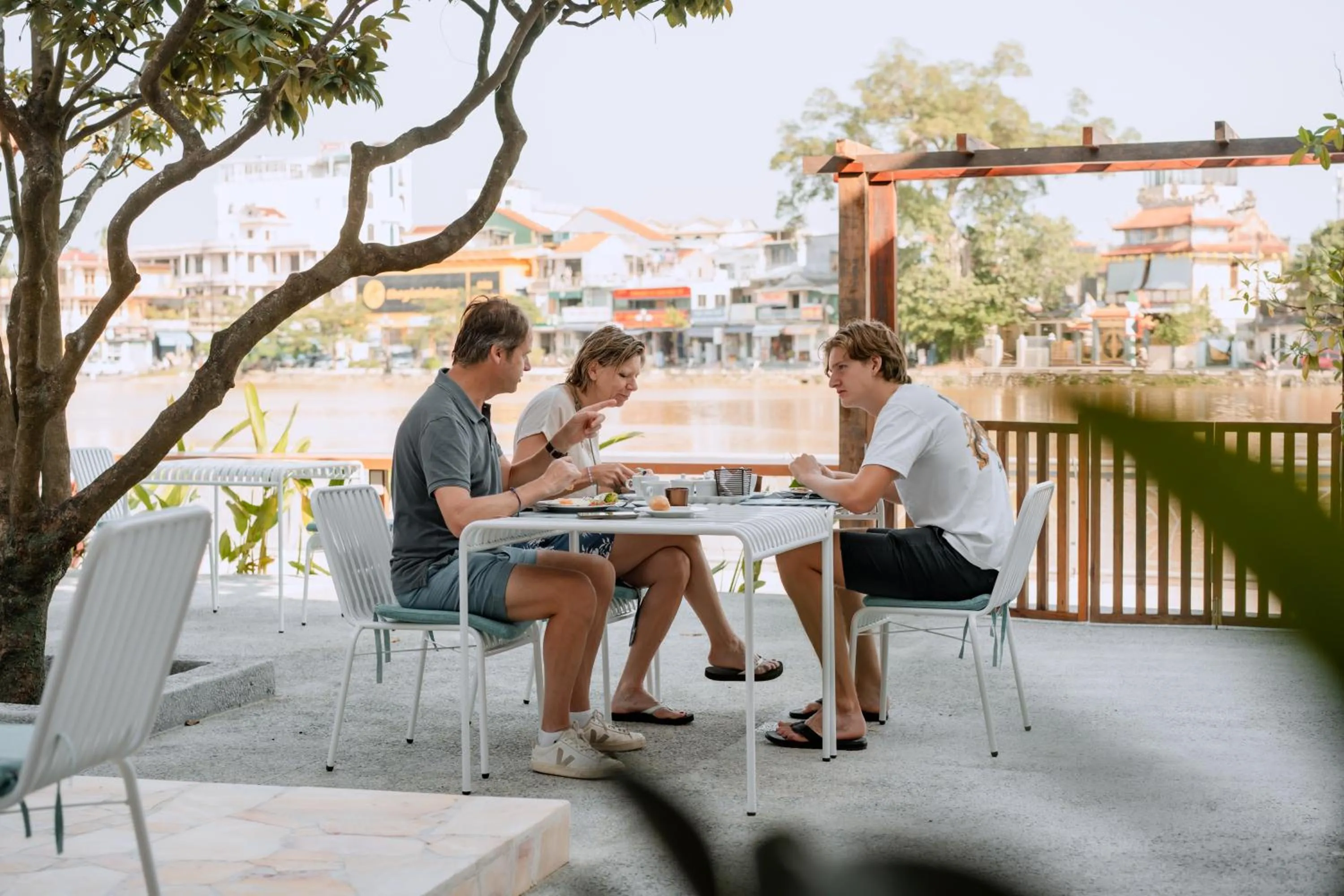 Patio in Hue River Side Villa