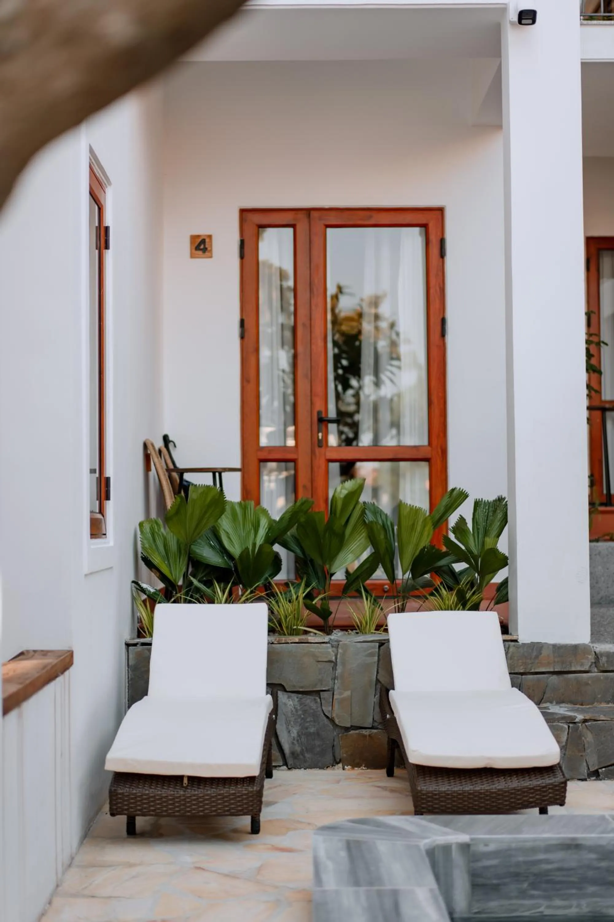 Balcony/Terrace in Hue River Side Villa