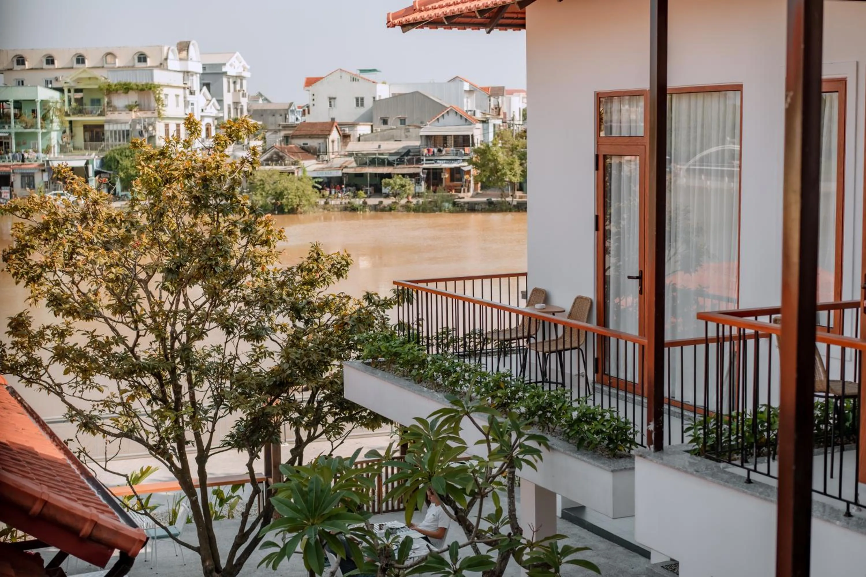 View (from property/room) in Hue River Side Villa