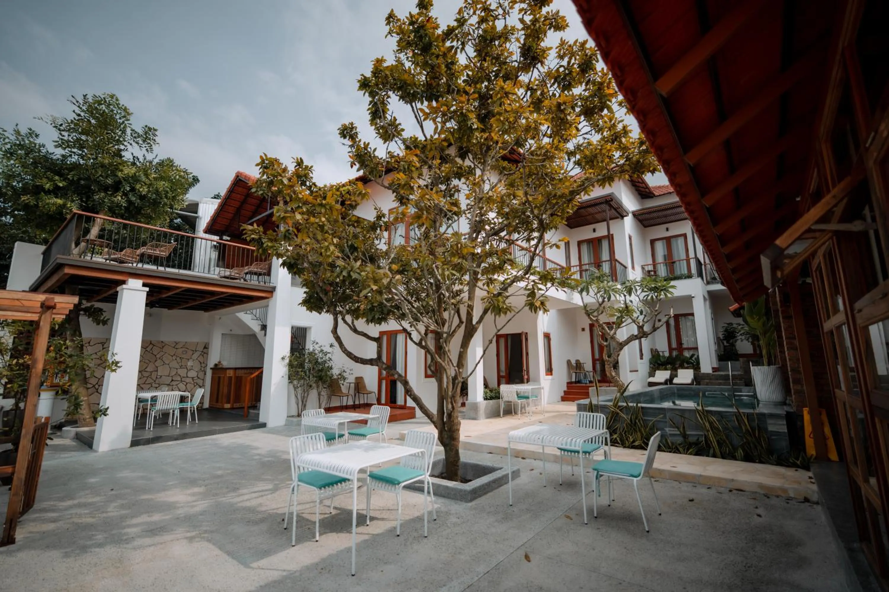 Balcony/Terrace in Hue River Side Villa
