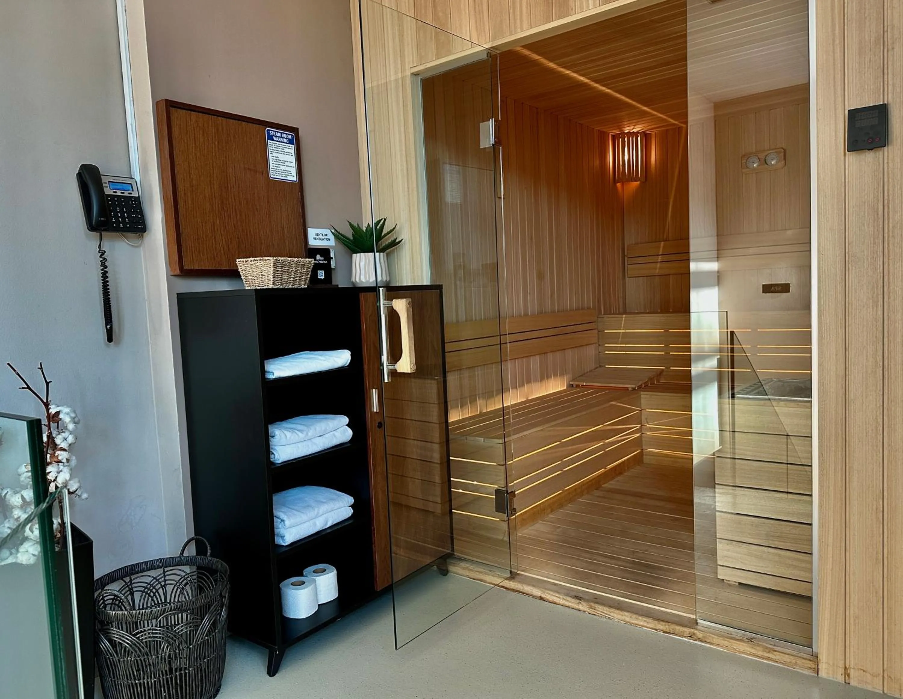 Sauna in Hotel Prishtina