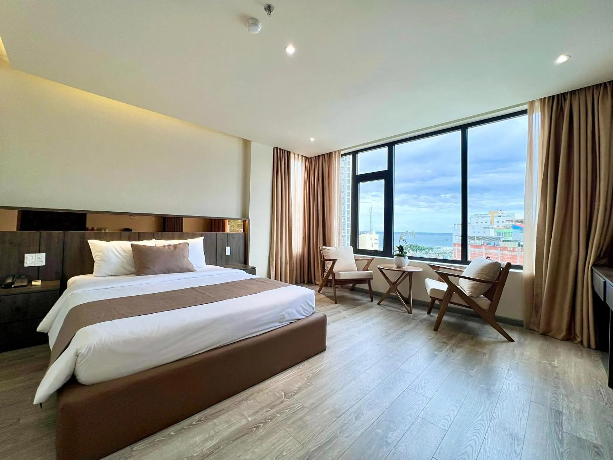 Bed in Hai Long Hotel