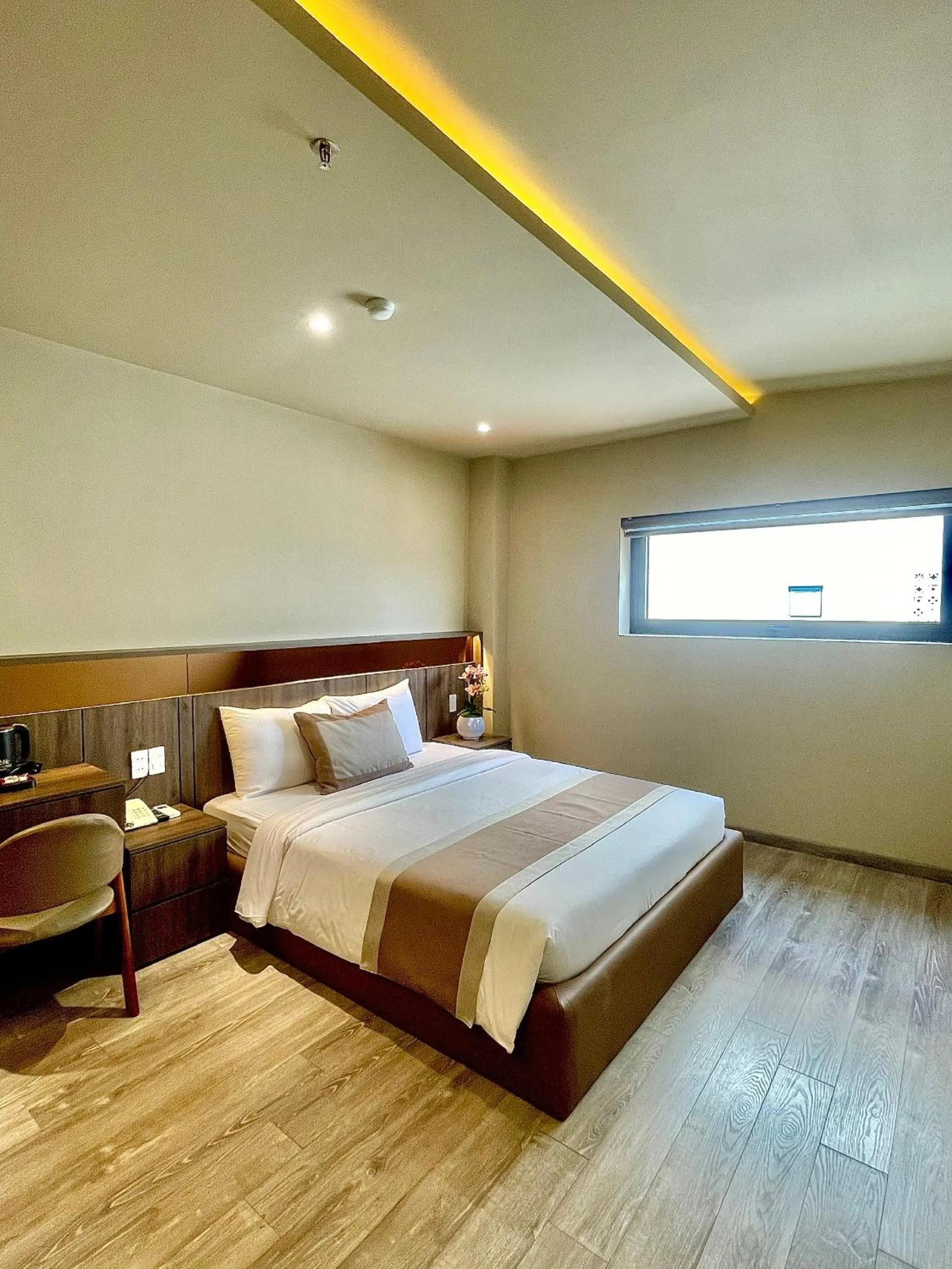 Bed in Hai Long Hotel