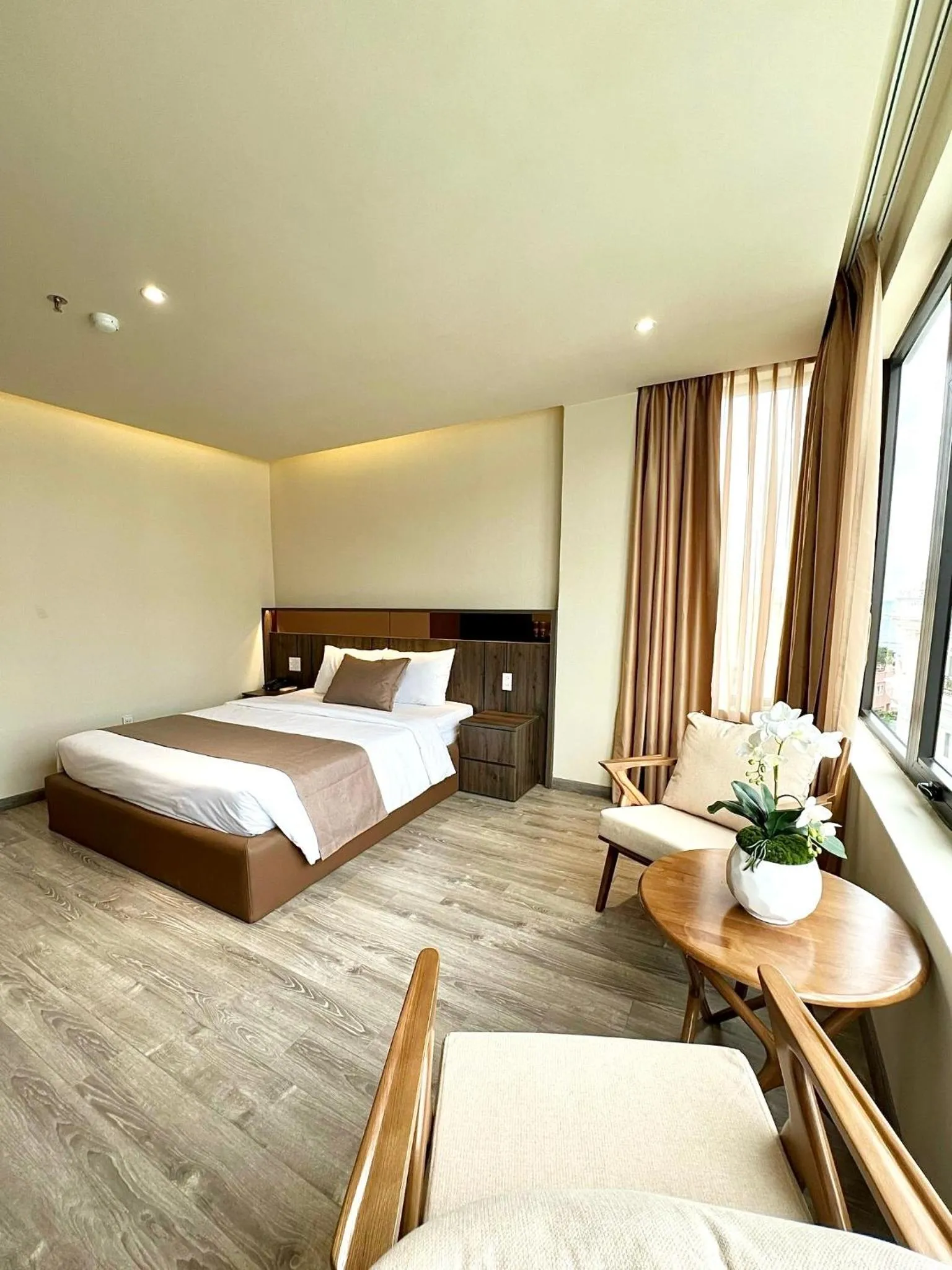 Bed in Hai Long Hotel