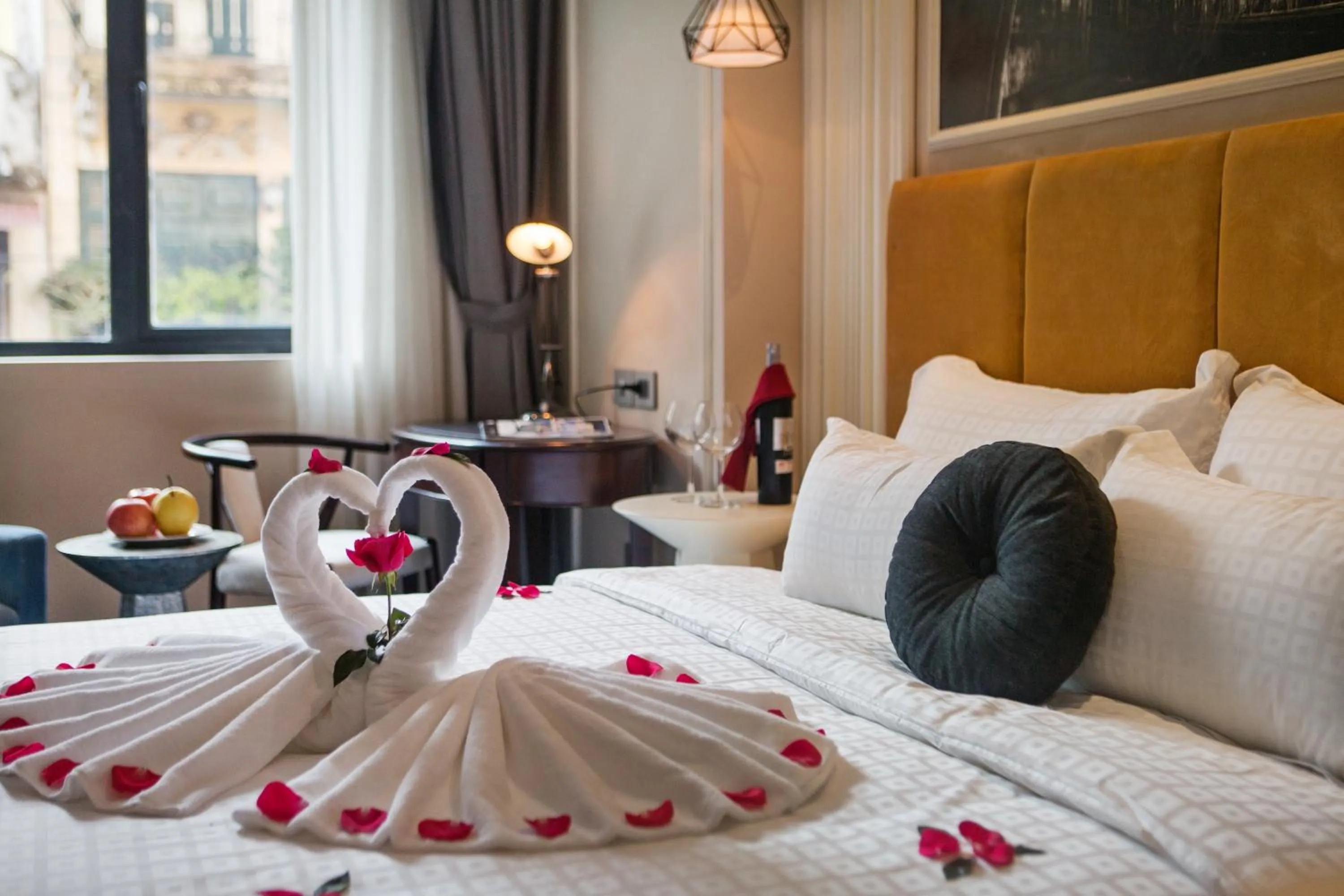 Bedroom, Bed in Hanoi La Storia Hotel