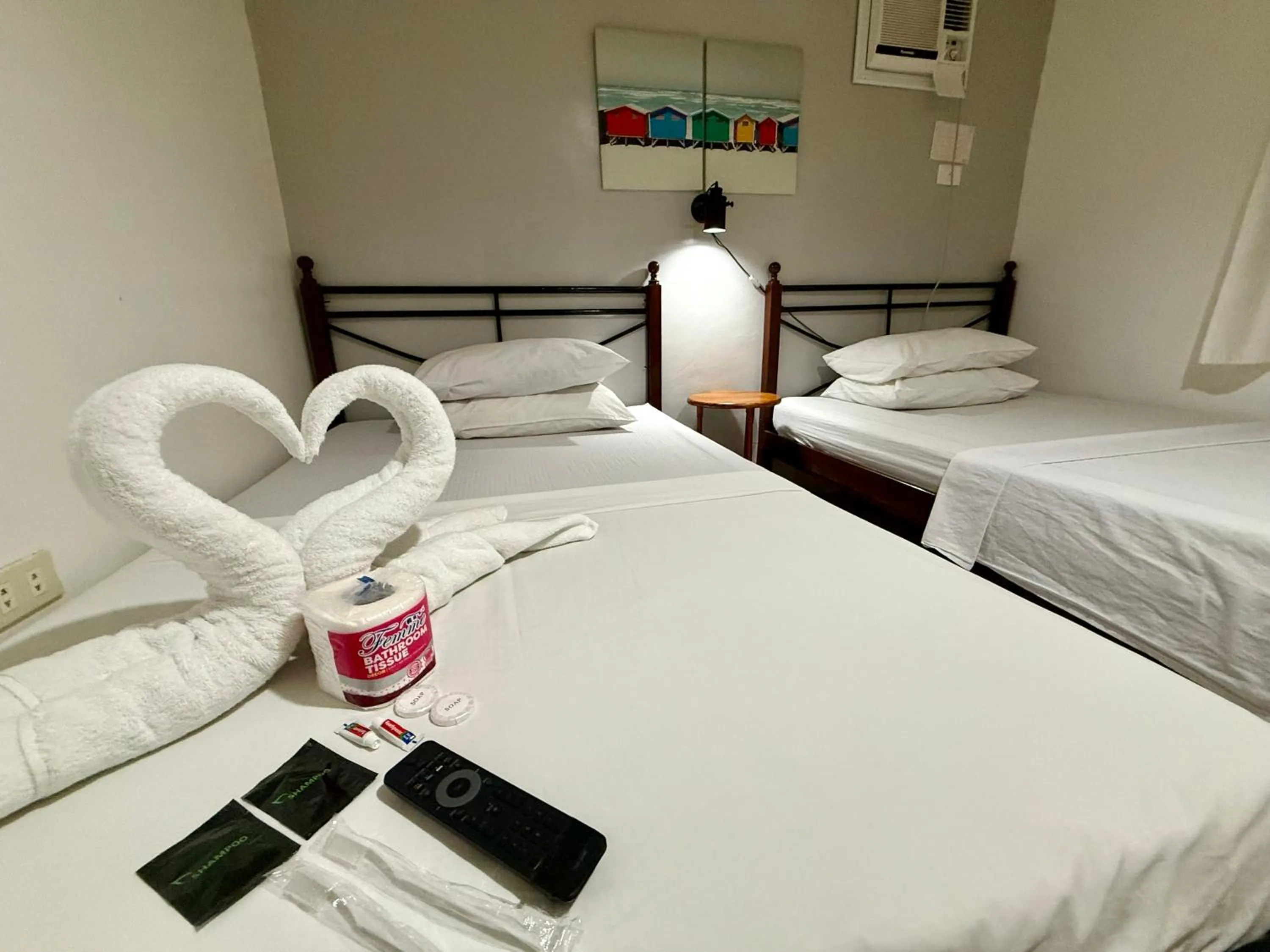 Bed in Marion Roos Hotel