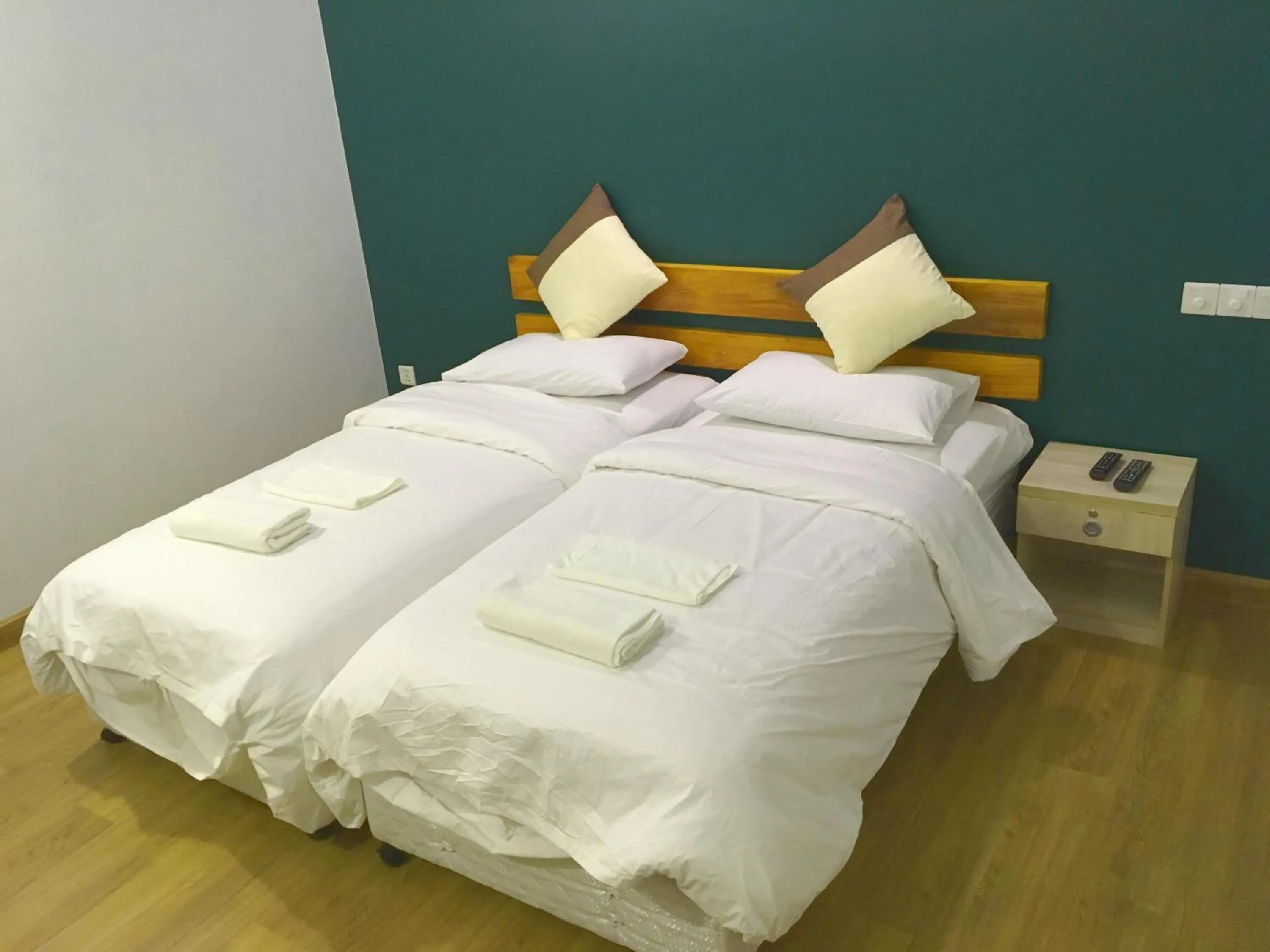 Bed in Acqua Blu Rasdhoo