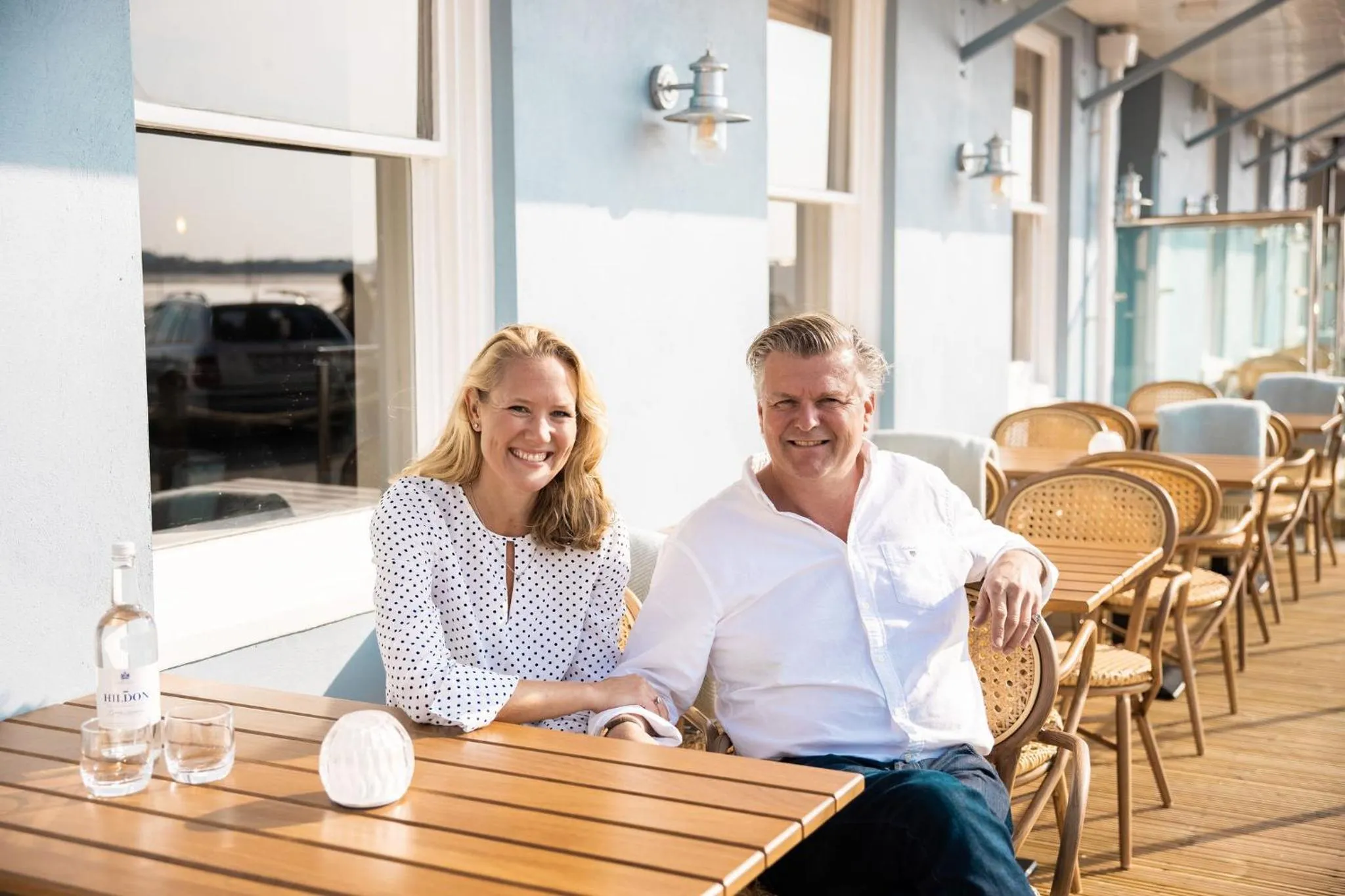 People in The Moorings Hotel & Restaurant