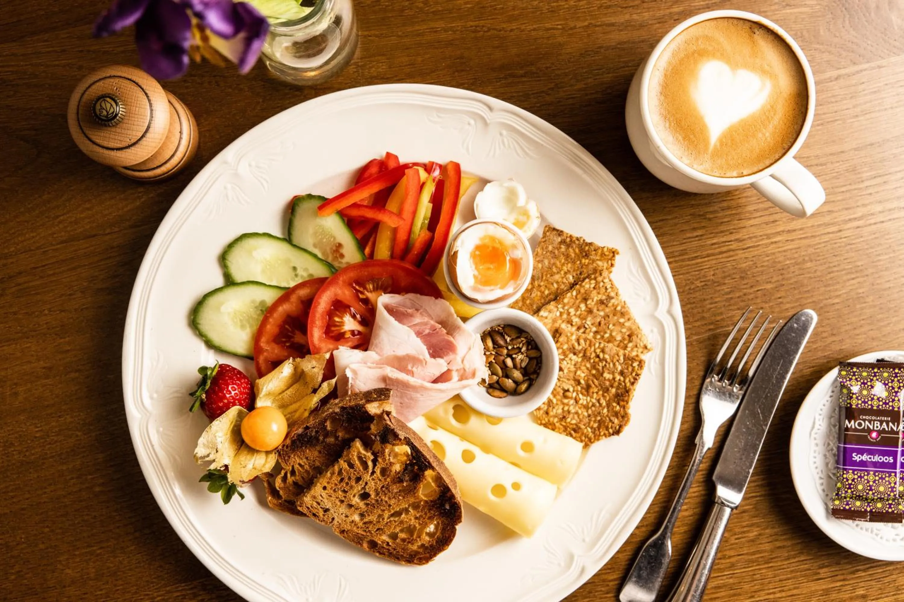 Food in The Moorings Hotel & Restaurant