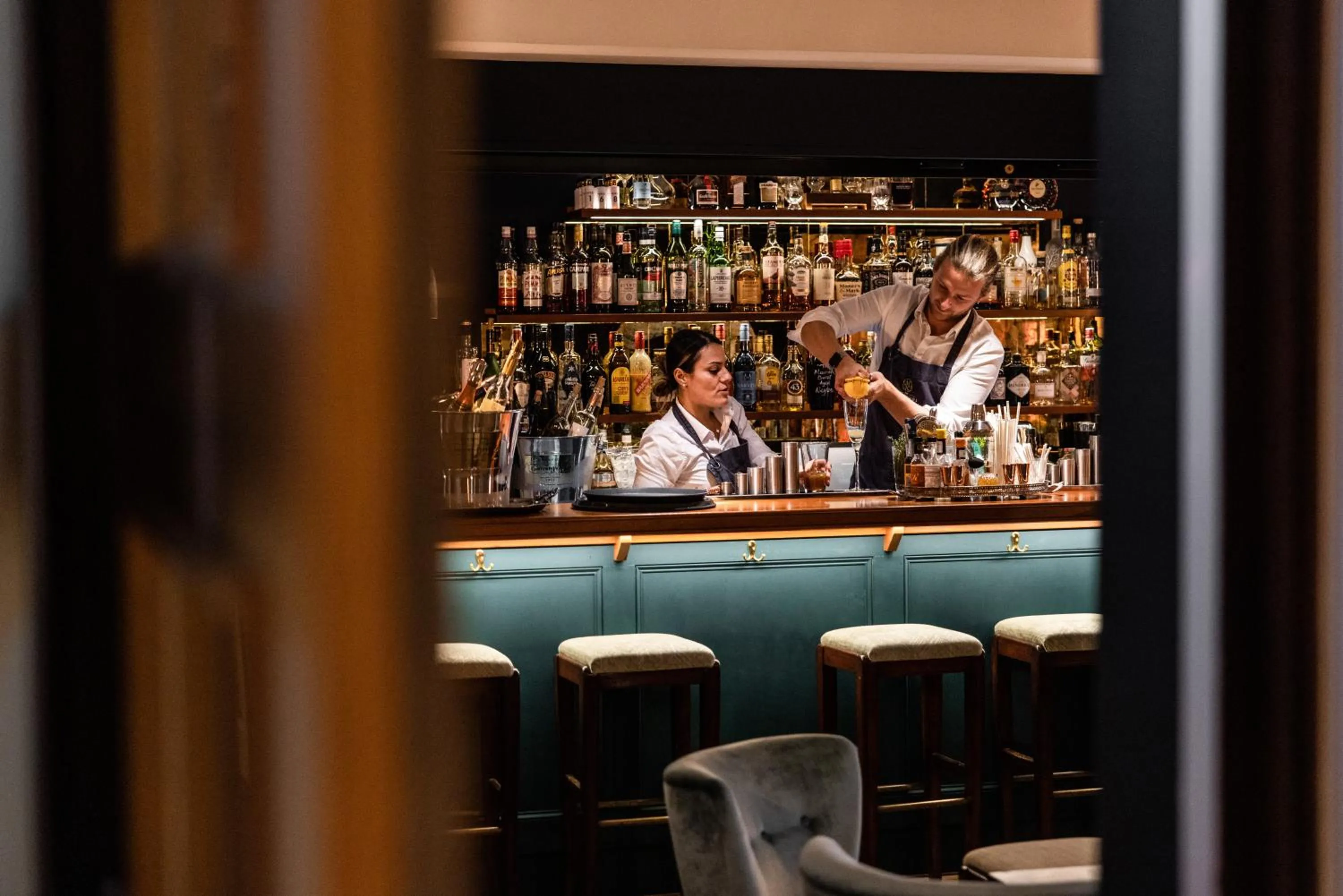 Lounge or bar in The Moorings Hotel & Restaurant