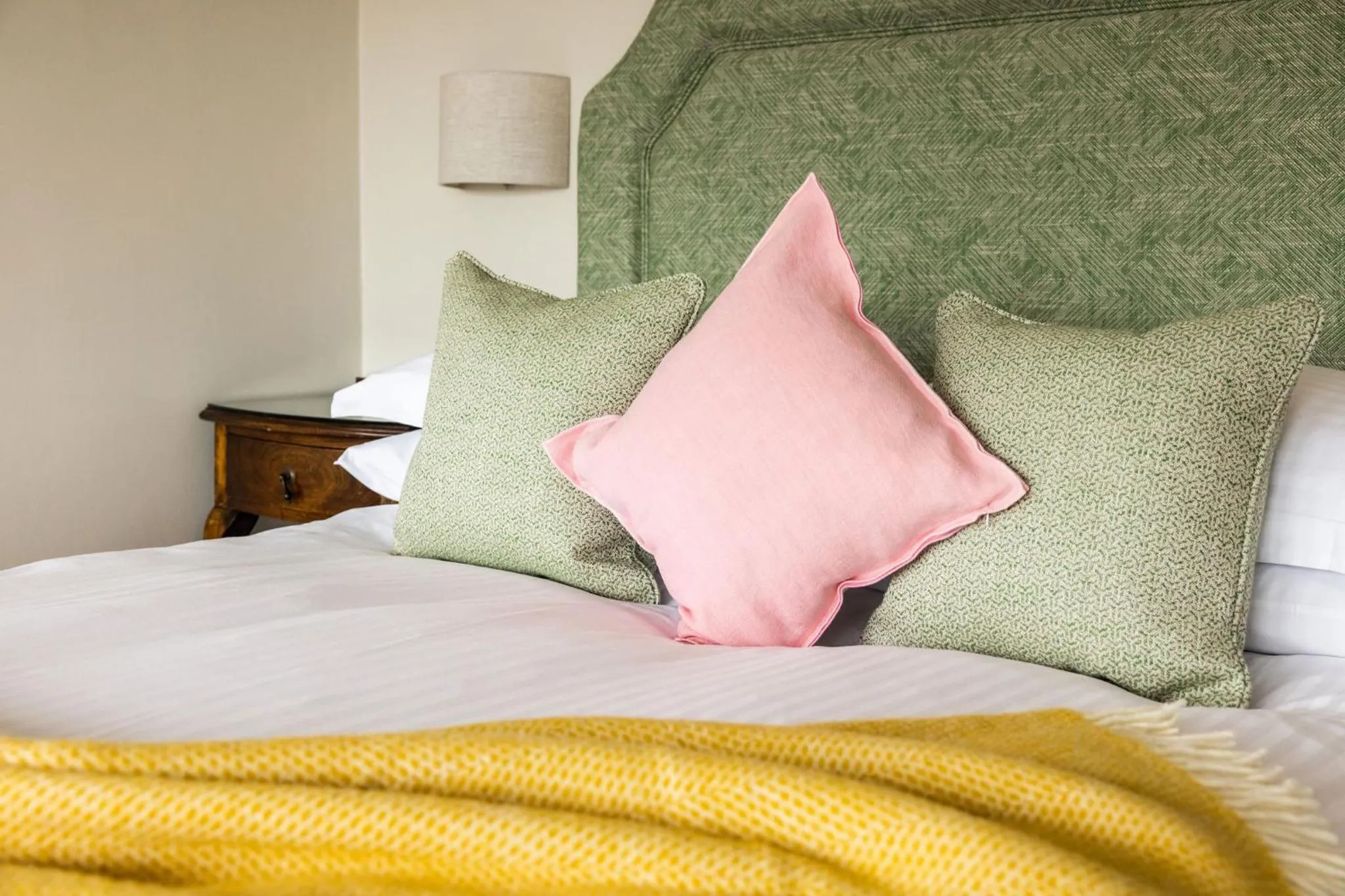 Bed in The Moorings Hotel & Restaurant