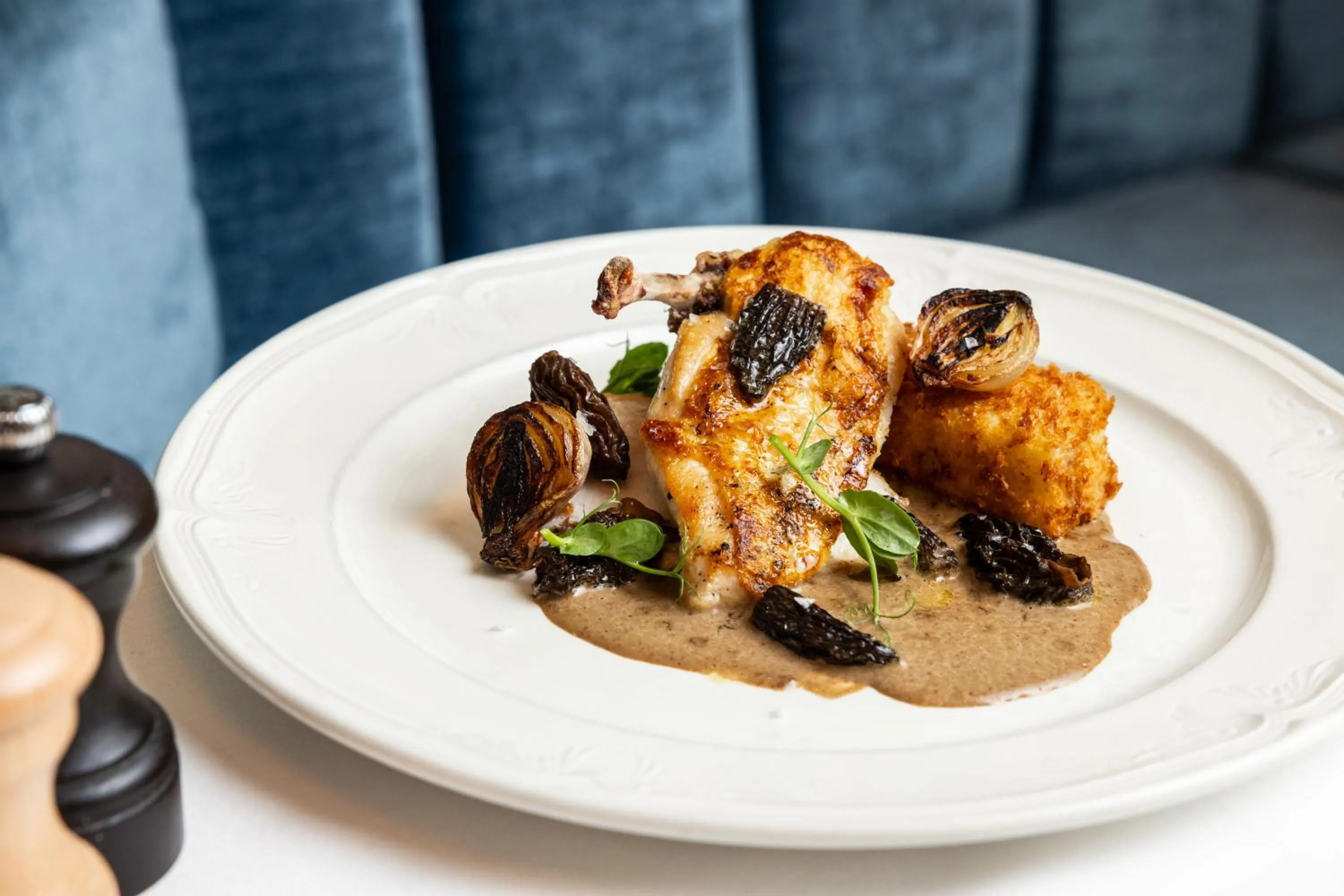 Food and drinks in The Moorings Hotel & Restaurant