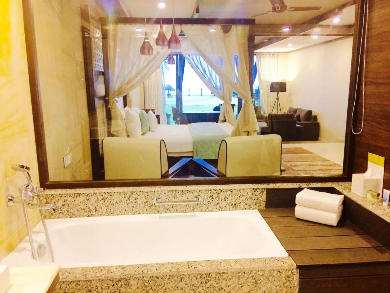Bathroom in Welcomhotel by ITC Hotels, Kences Palm Beach, Mamallapuram
