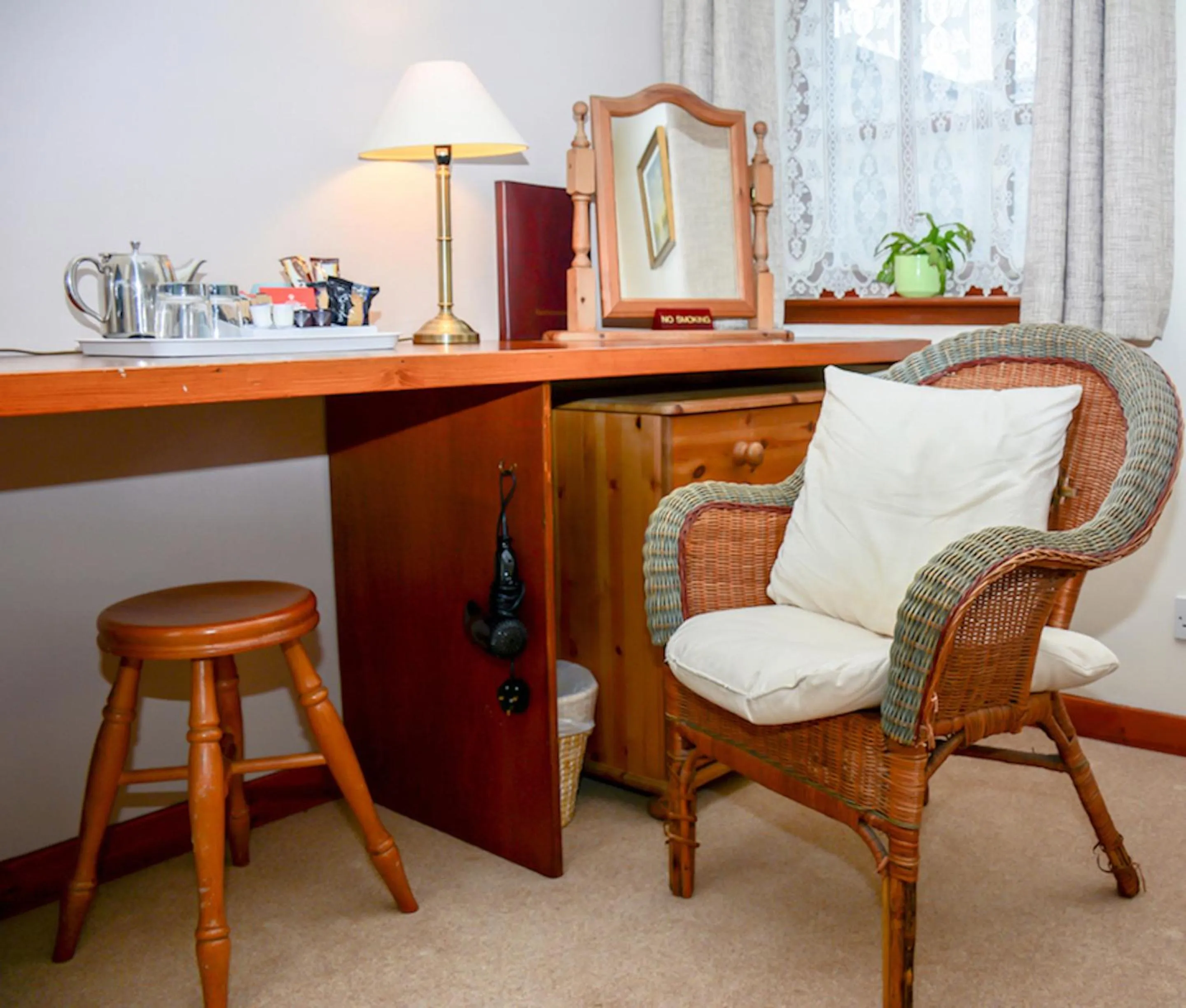 Seating area in Clarke Cottage Guest House