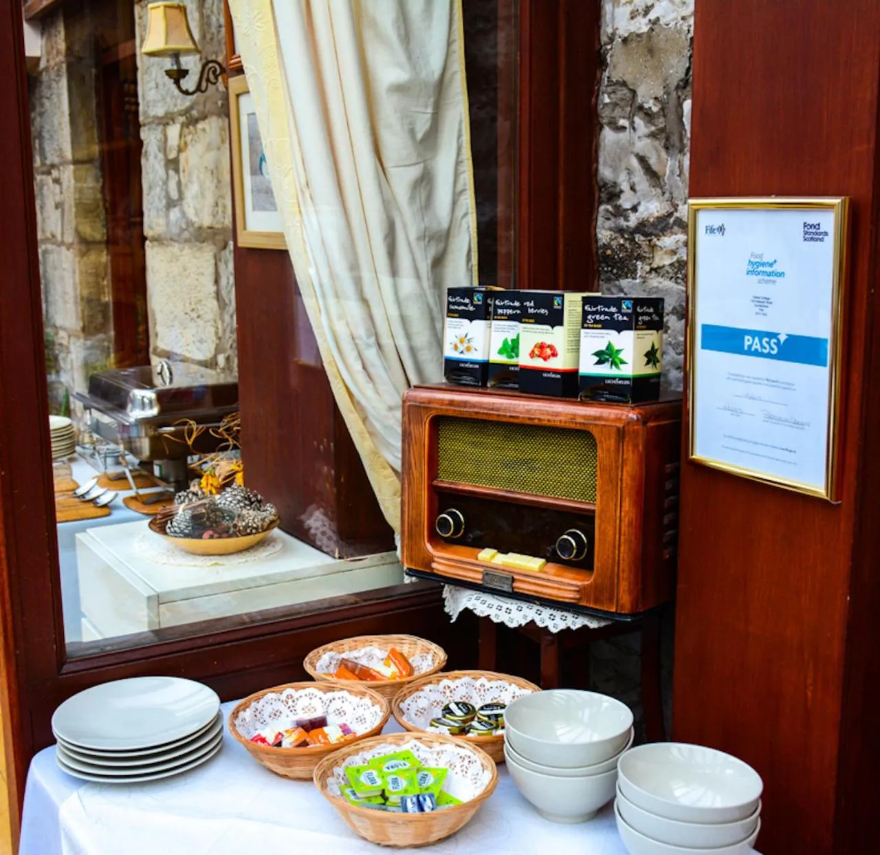 Breakfast in Clarke Cottage Guest House