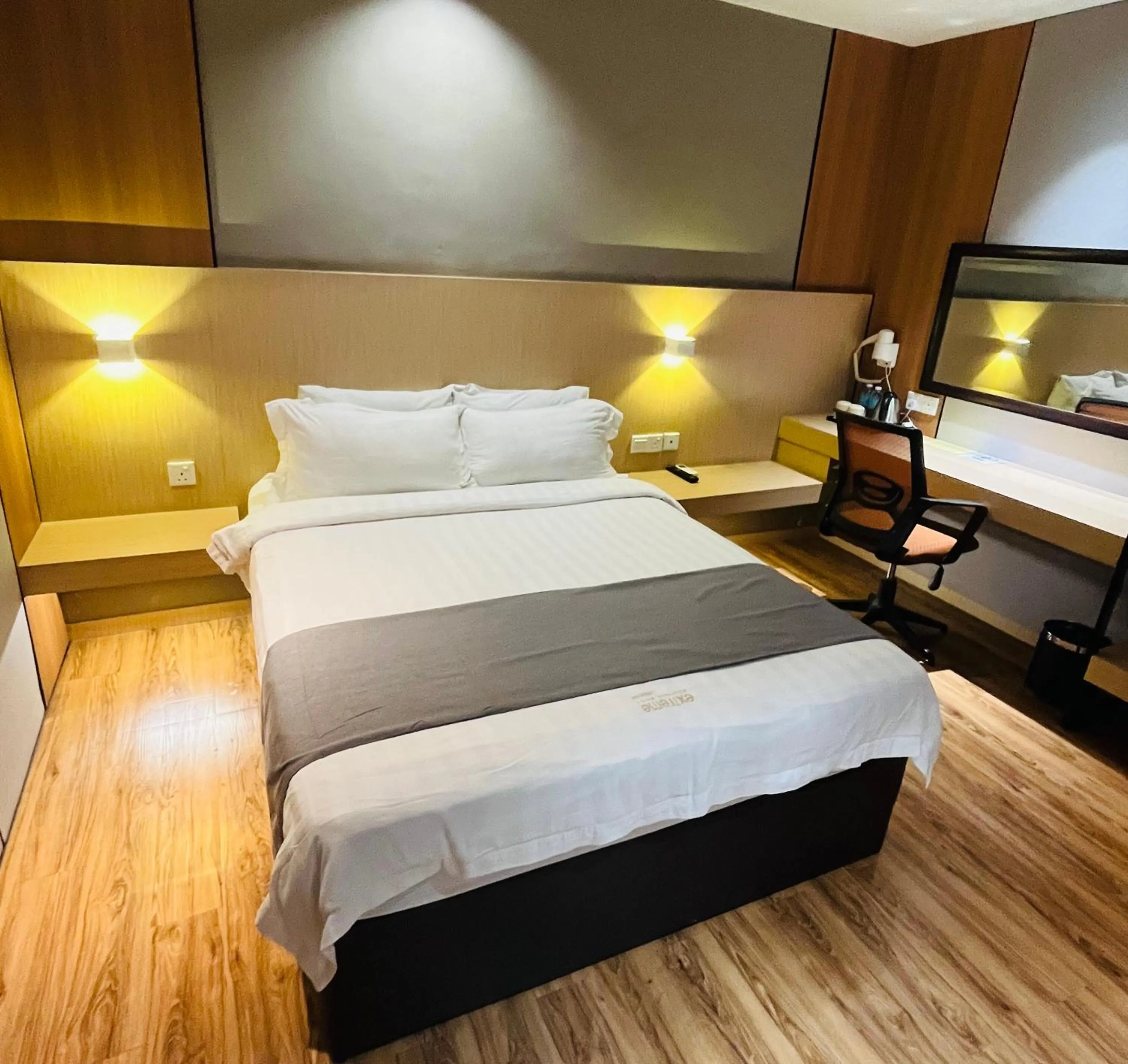 Bed in Extreme Boutique Hotel