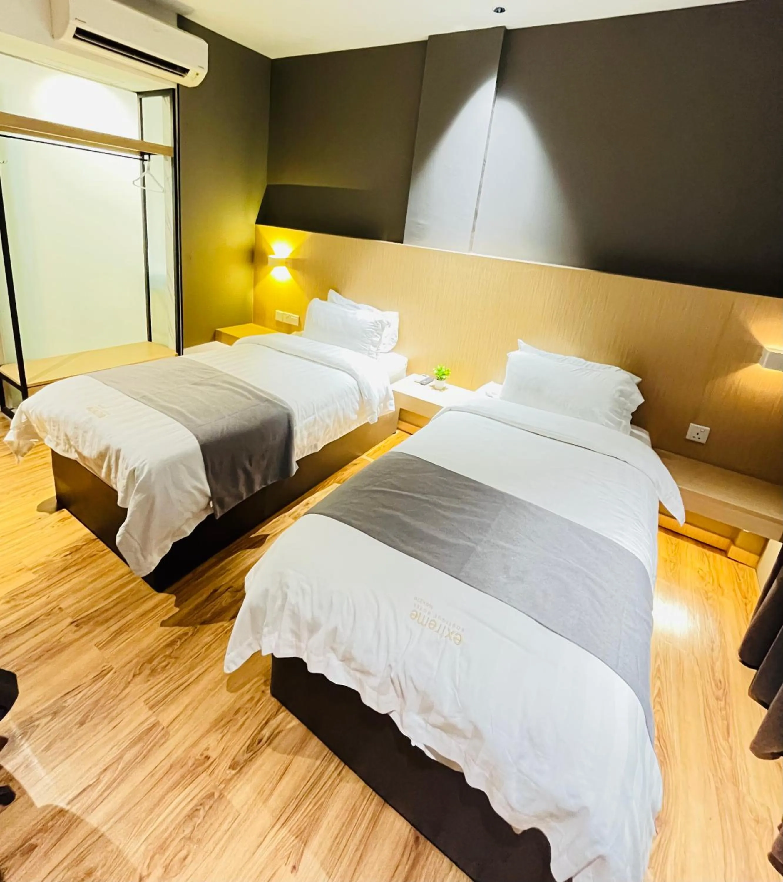 Bed in Extreme Boutique Hotel