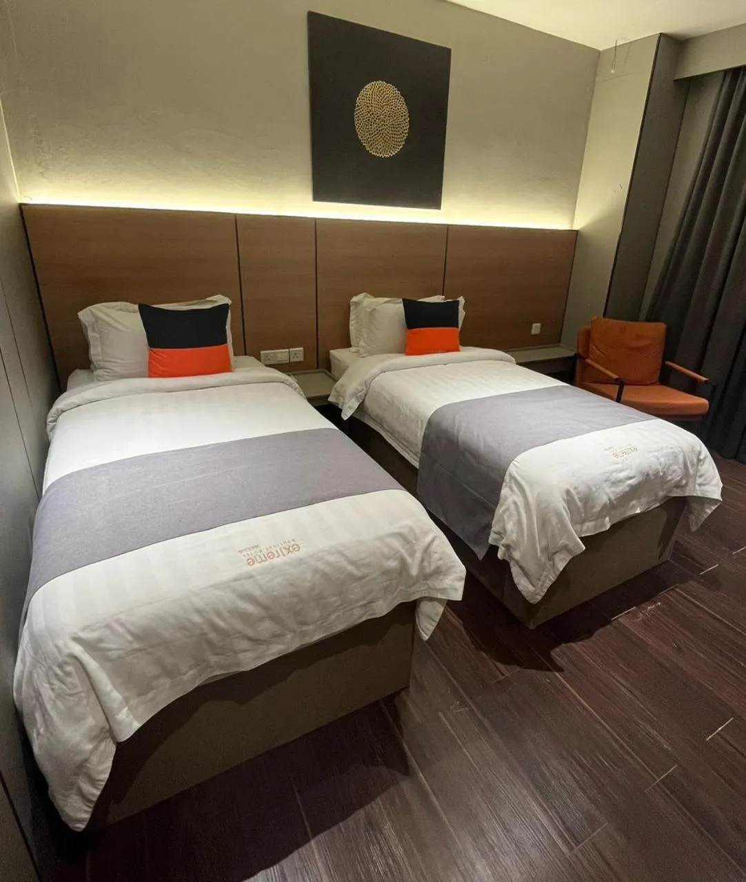 Bed in Extreme Boutique Hotel