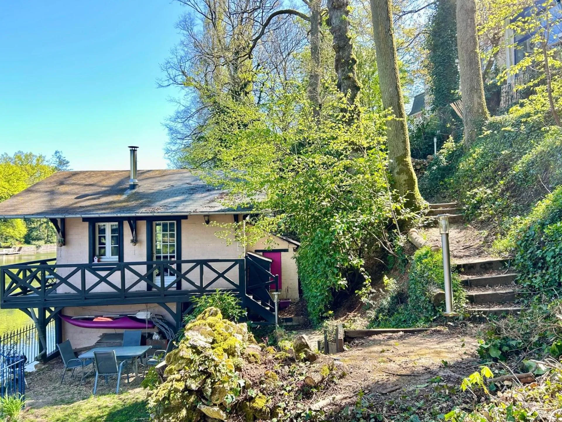 acessibility in Le chalet bucolique au bord de l'eau