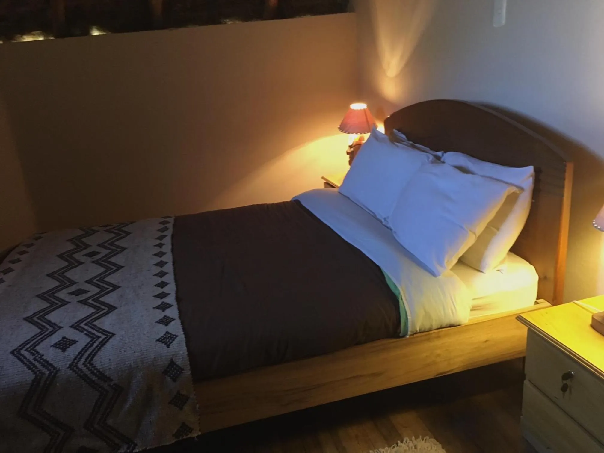 Mountain view, Bed in Ekokuelap Lodge y turismo alternativo