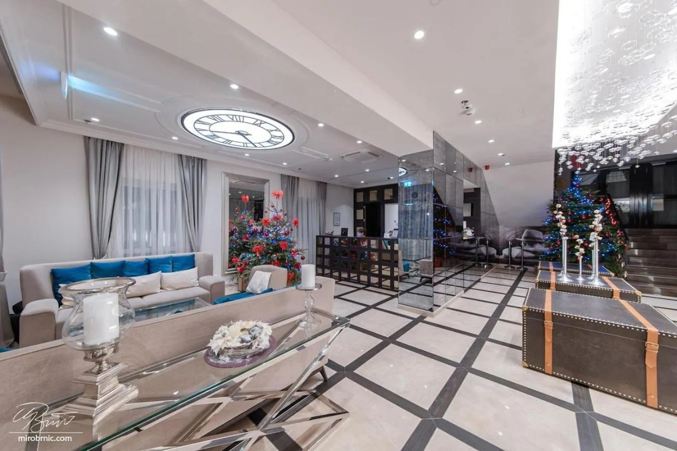 Lobby or reception in Grand Hotel Slavia