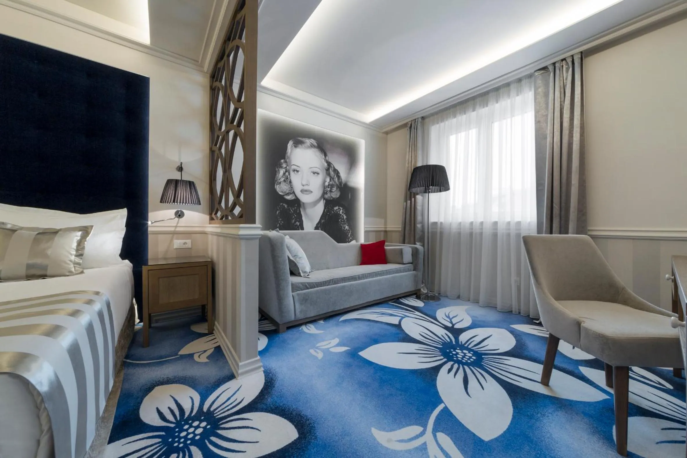 Bed in Grand Hotel Slavia