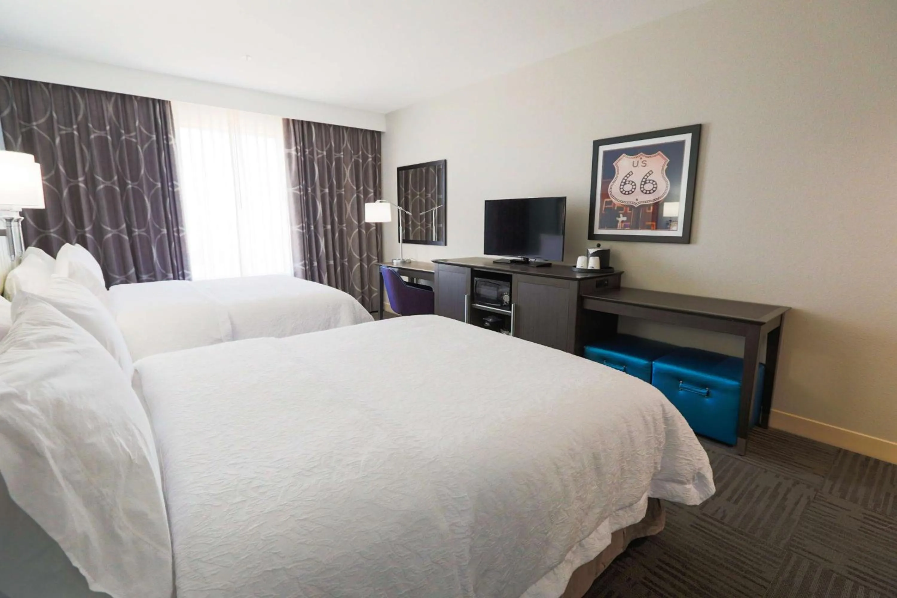 Bed in Hampton Inn El Reno Ok