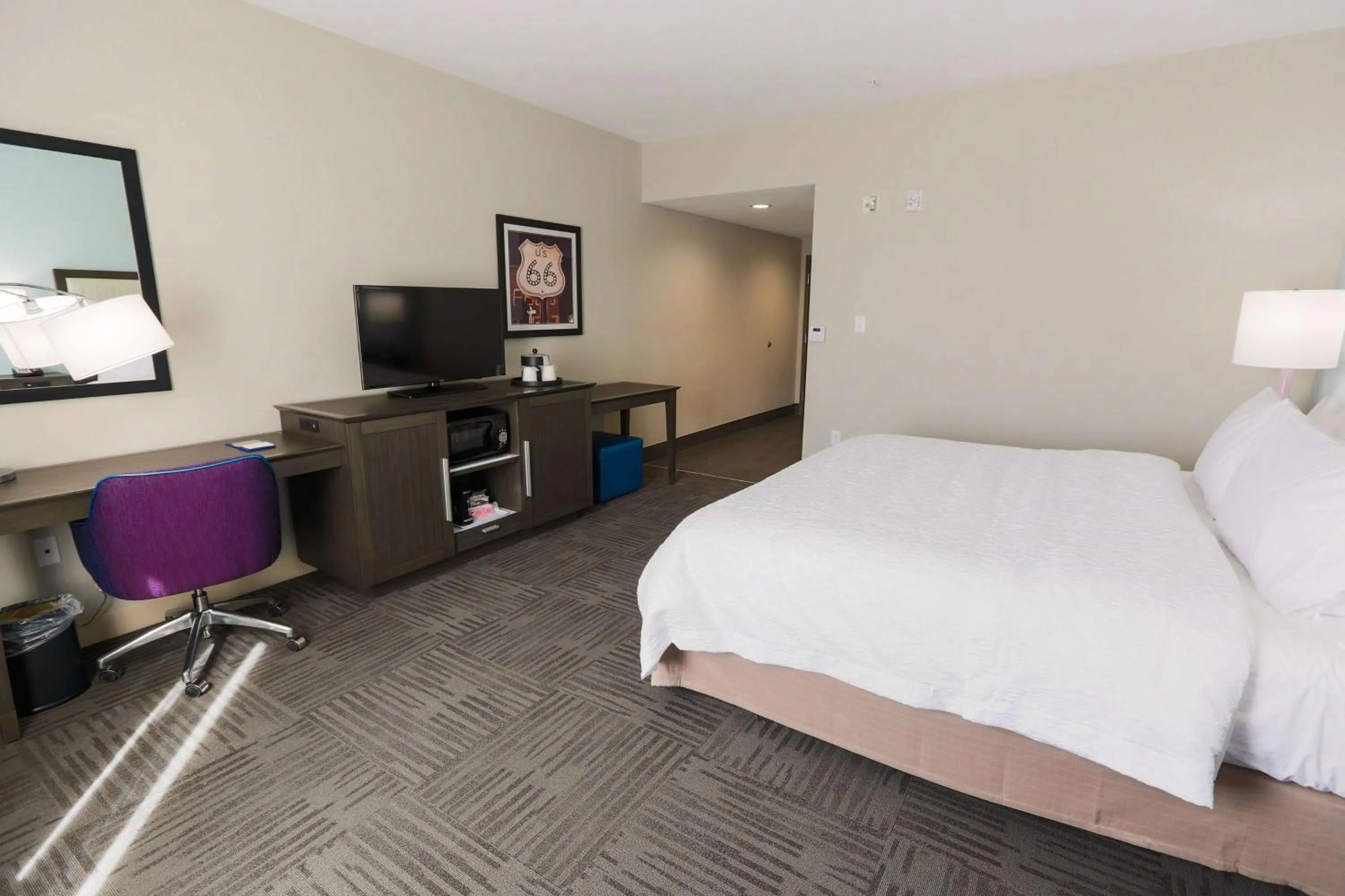 Bed in Hampton Inn El Reno Ok