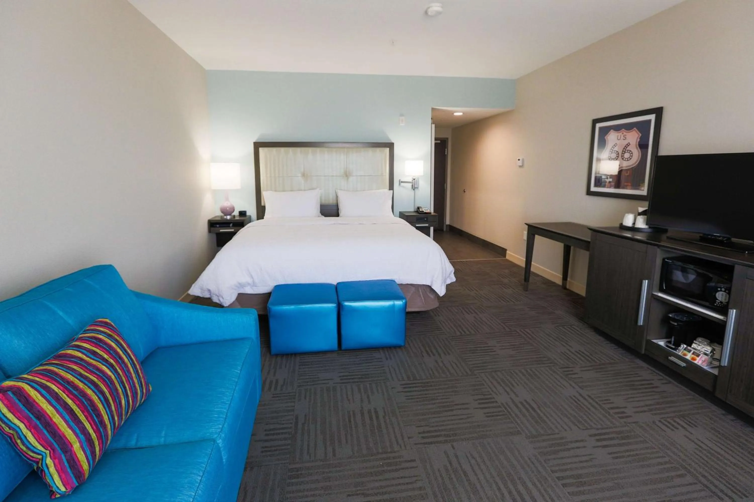 Bed in Hampton Inn El Reno Ok