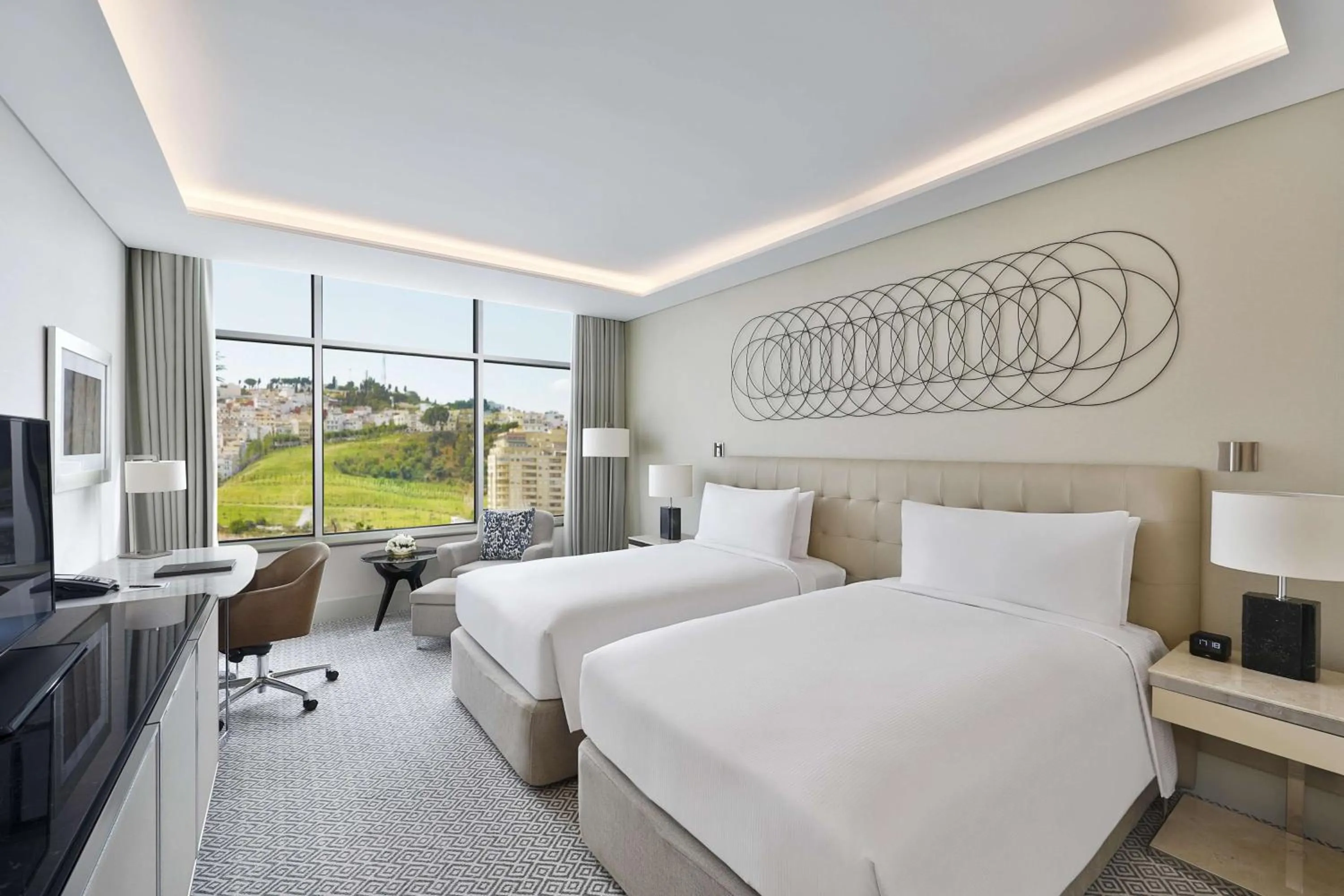 Bedroom, Bed in Hilton Tanger City Center