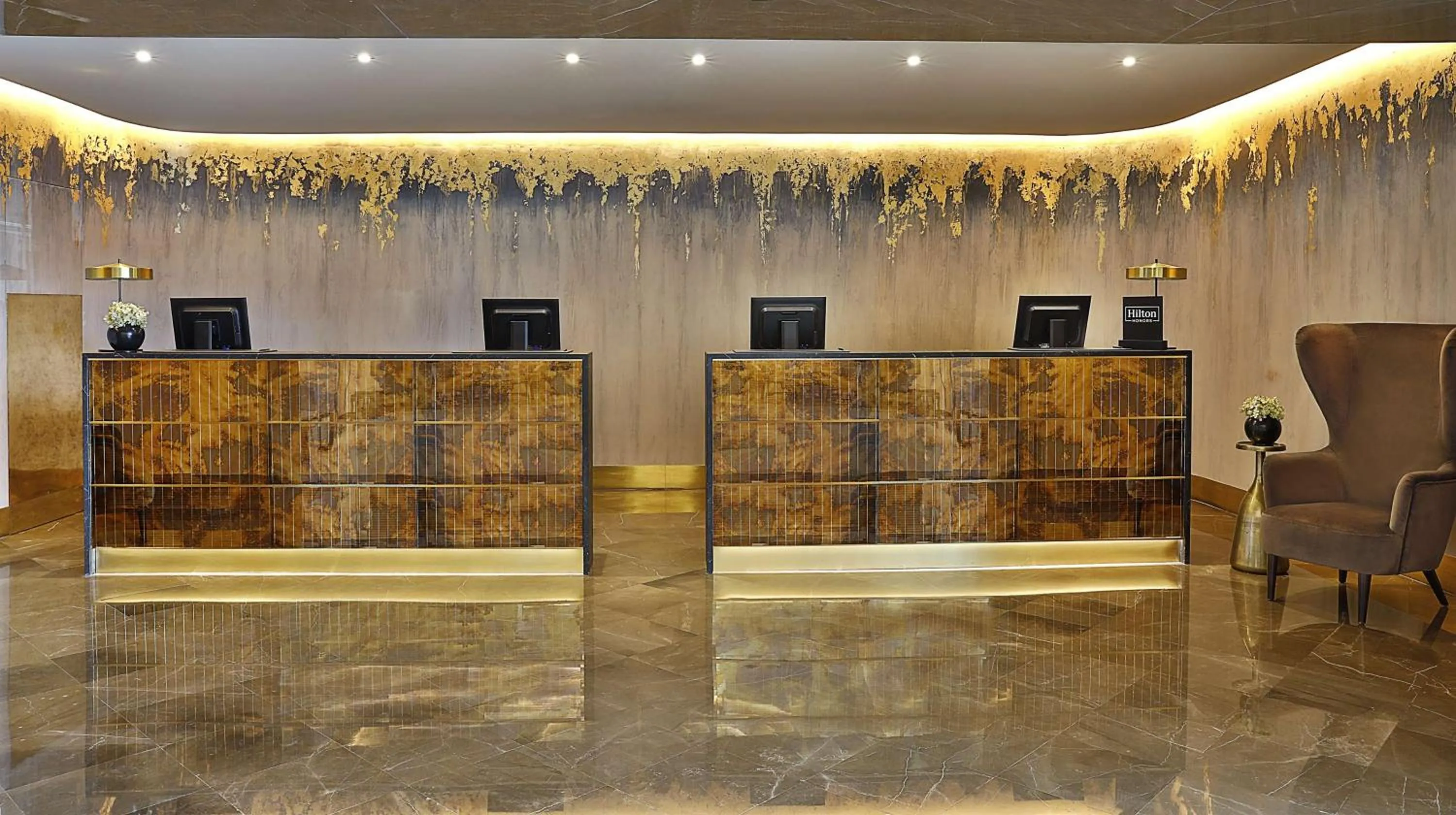 Lobby or reception in Hilton Tanger City Center
