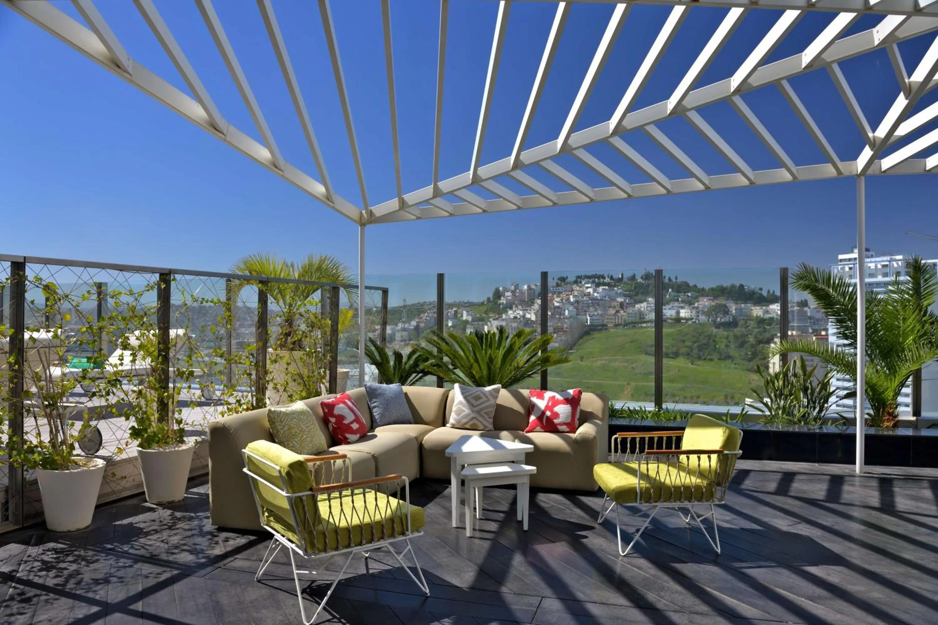 Patio in Hilton Tanger City Center