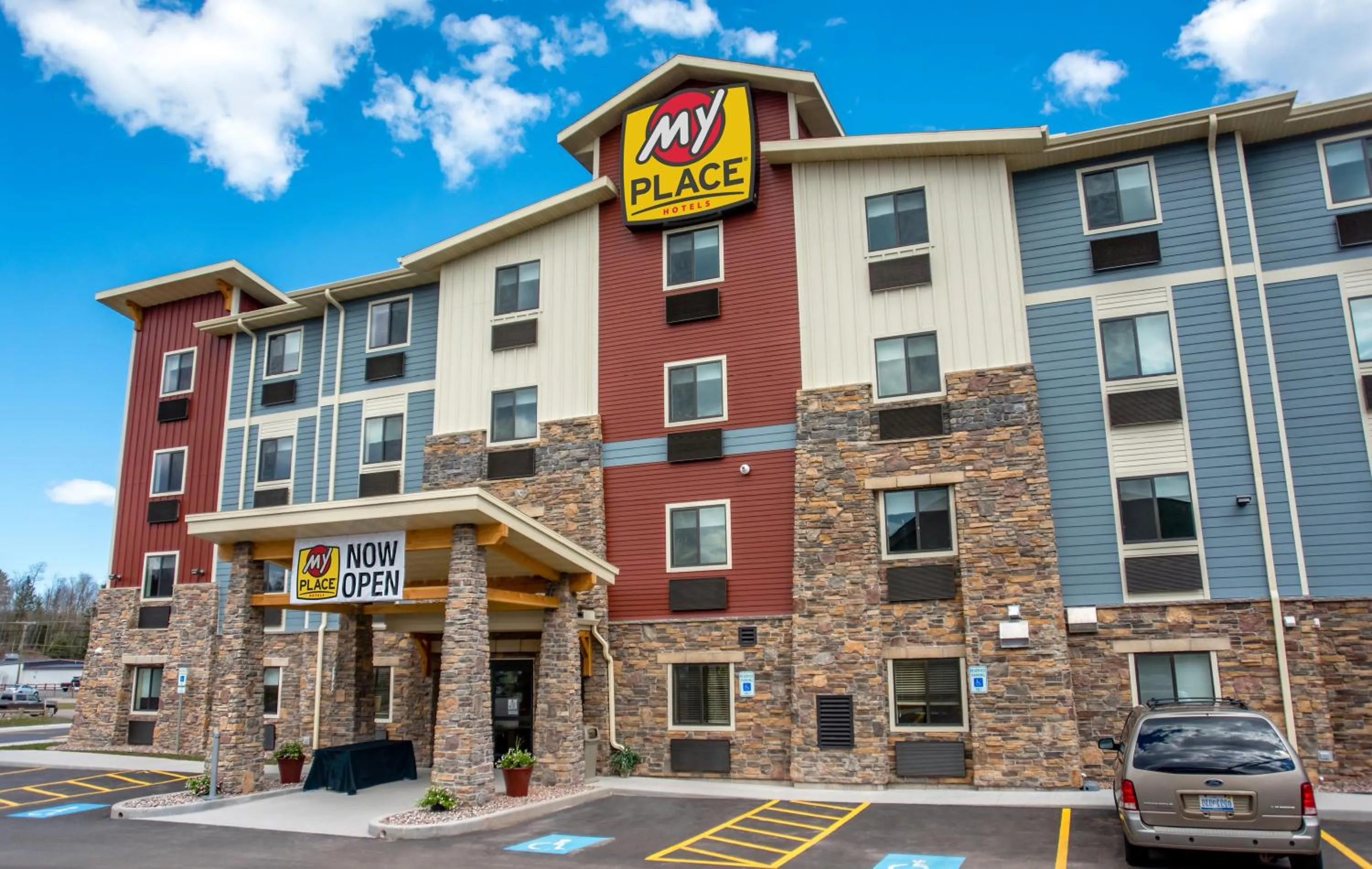 Property building in My Place Hotel-Marquette, MI