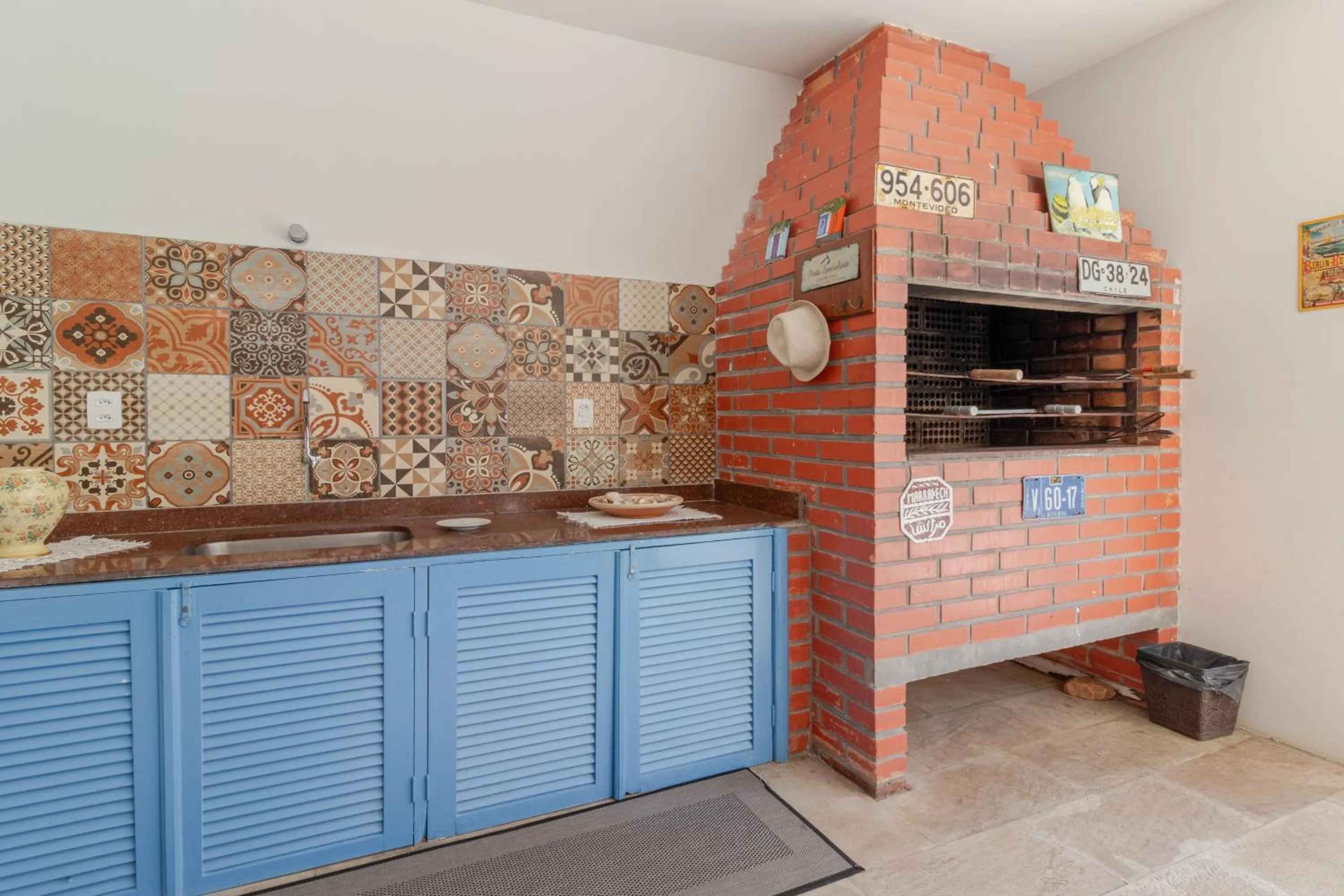 BBQ facilities in Hospedaria Conceitual