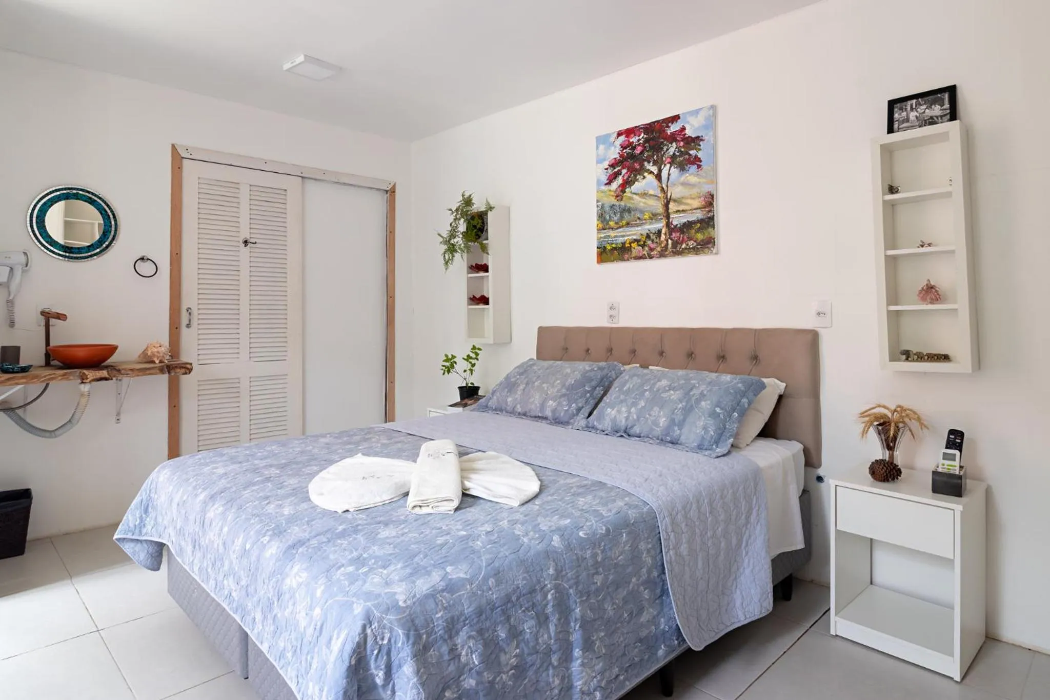 Decorative detail, Bed in Hospedaria Conceitual