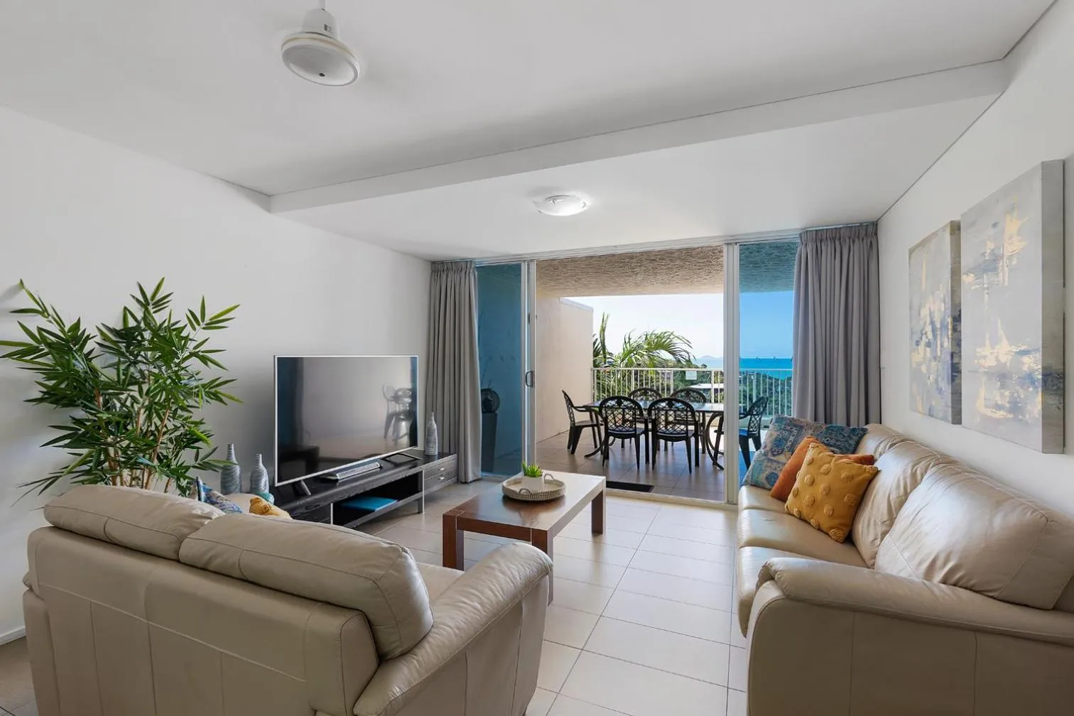 Living room in Azure Sea Whitsunday Resort